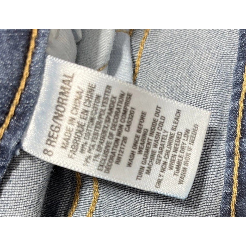 Aeropostale Women's Size 8 Distressed High Waisted Ankle Jegging Jeans Stretch