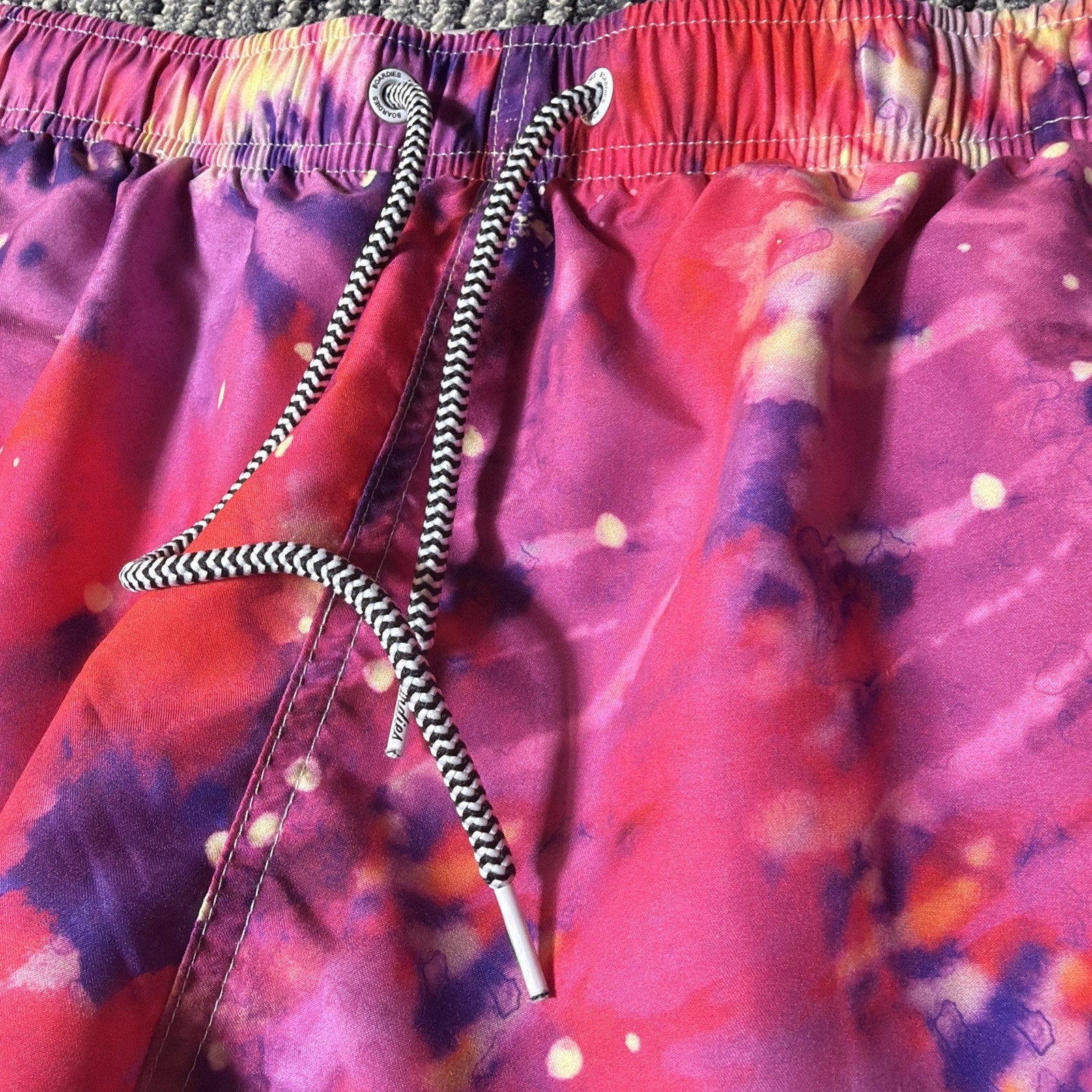 Boardies Swim Trunks Mens Size M Swim Lined Swim Short Shorts Elastic Waist