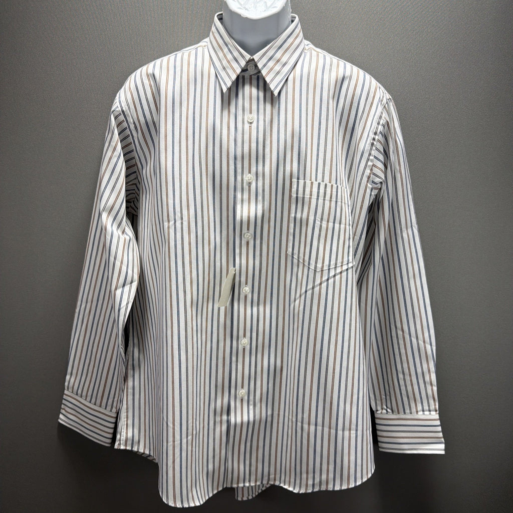 Vintage Van Heusen Men’s Single Needle Dress Shirt Pinpoint Oxford 16 34/35 NWT