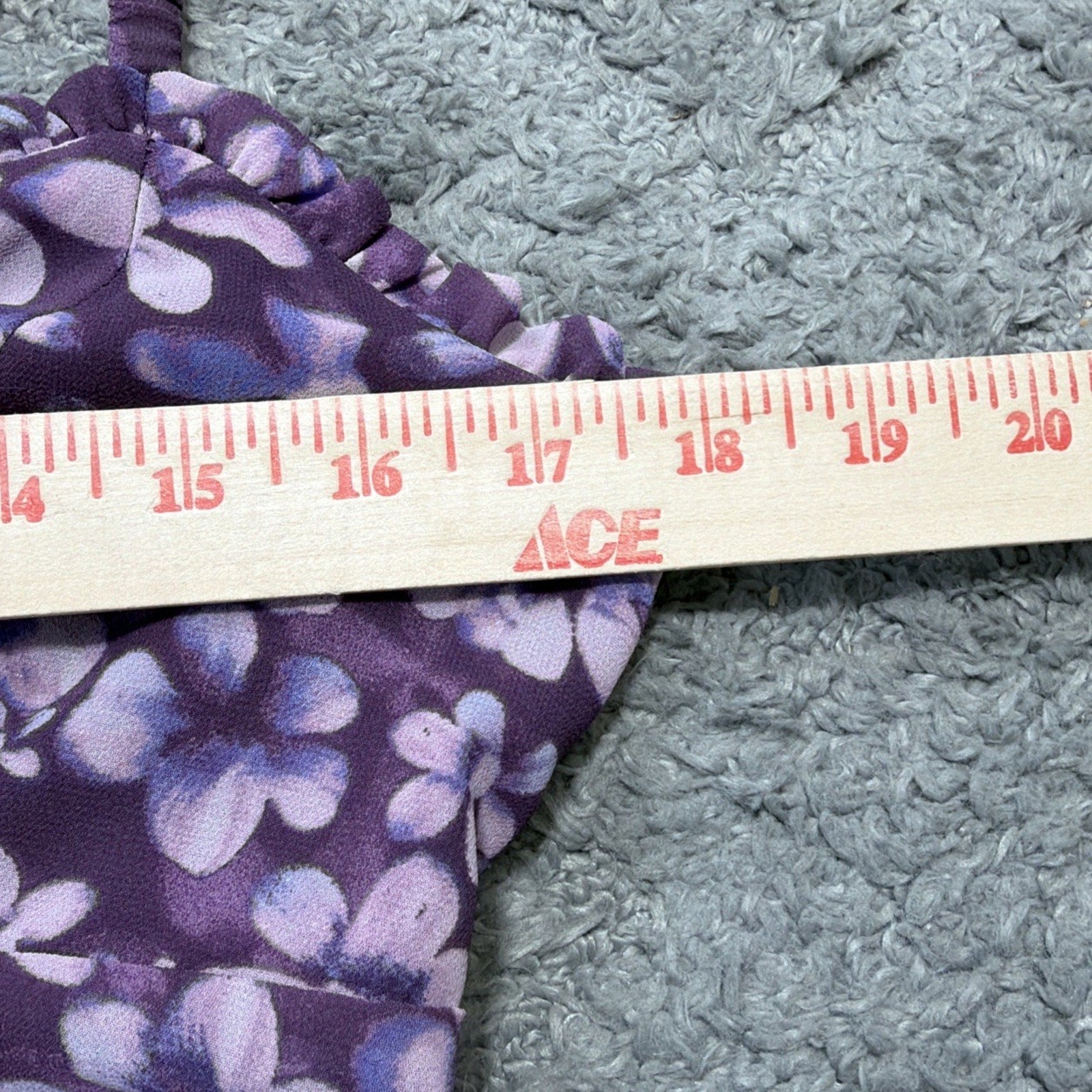Wild Fable Purple Lined Floral Mini Dress Size M NWT