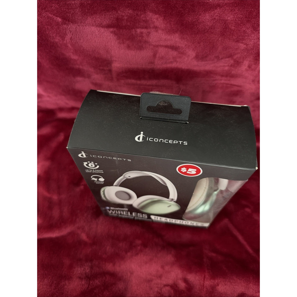 iConcepts Wireless Bluetooth Over-Ear Headphones Headband Green/White