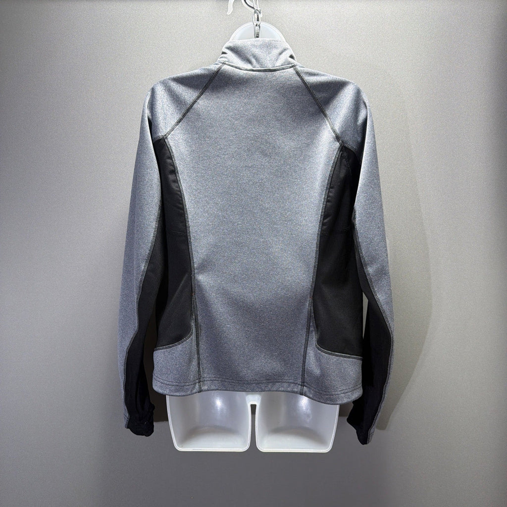 Harley-Davidson Womens Mid-Layer Soft Shell Jacket Gray Black Thumbhole Size L