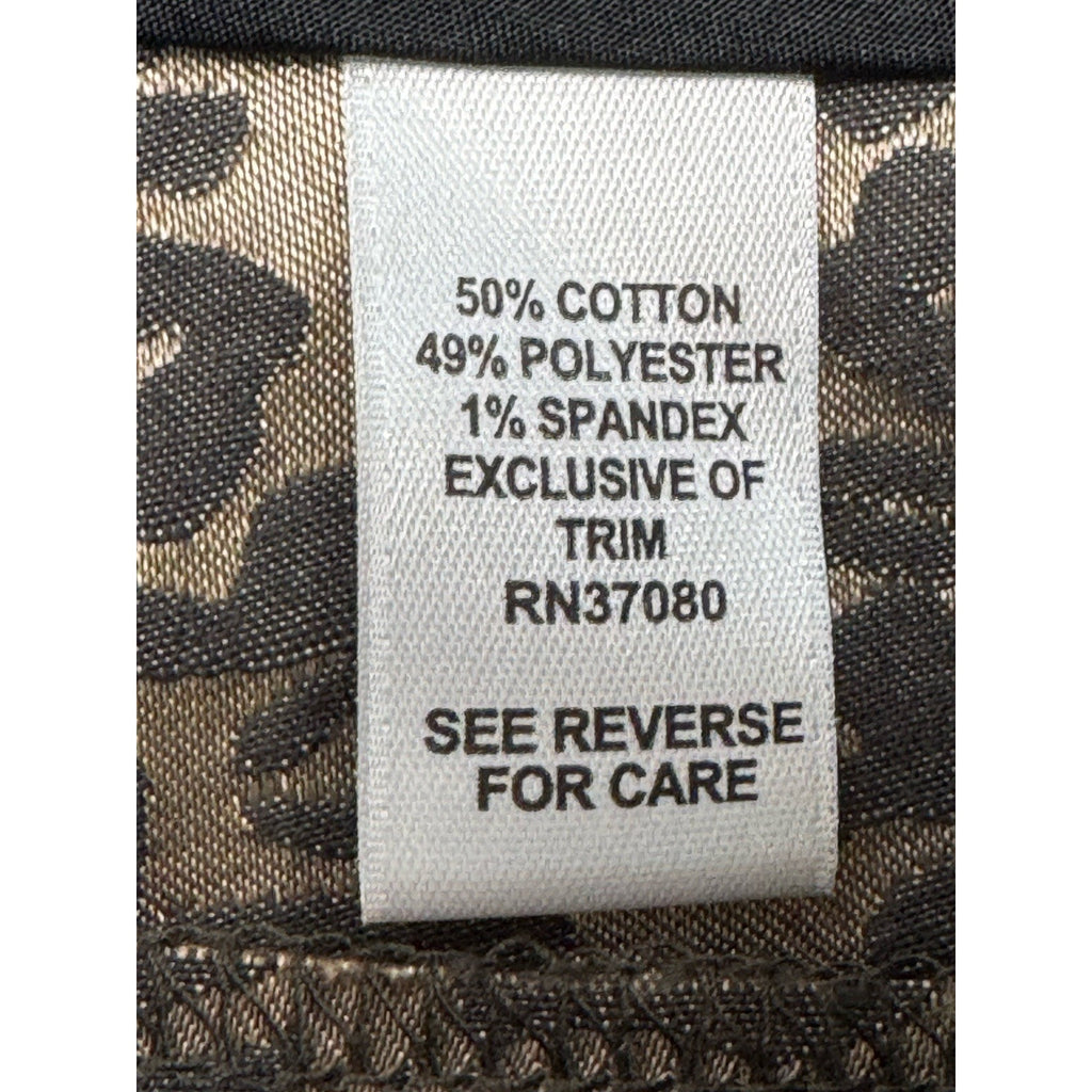 Cato Women’s Size 6 Pants Contemporary Fit Cheetah Print Stretch