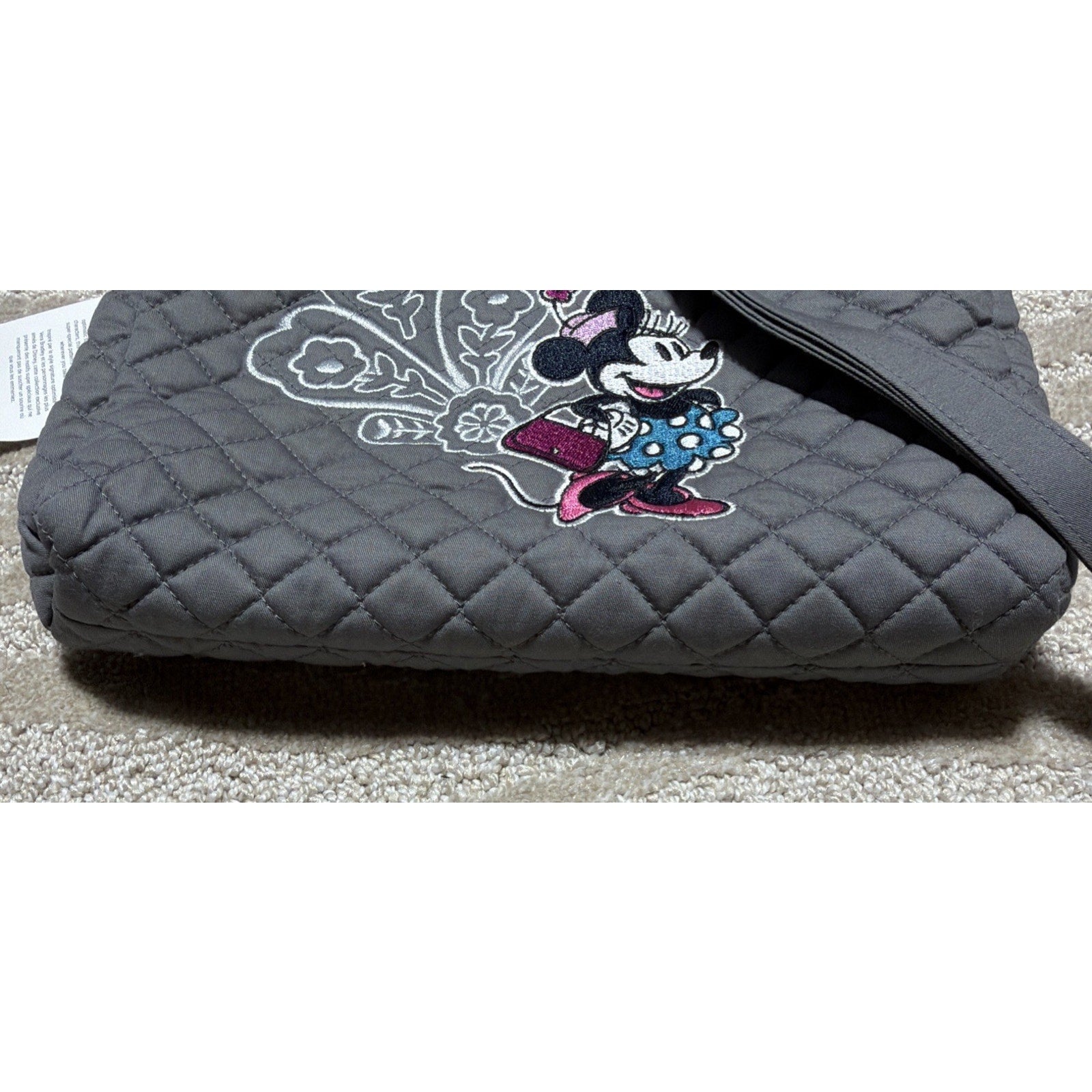Vera Bradley Triple Compartment Crossbody Mickey Mouse Piccadilly Paisley Minnie