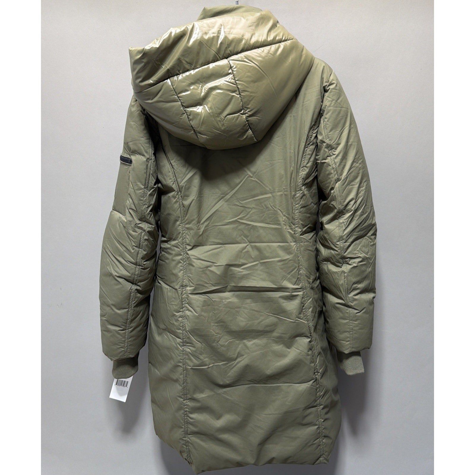 NWT Bernardo Hooded Puffer Jacket Sz Large In Olive GreenBernardo Women Puffer