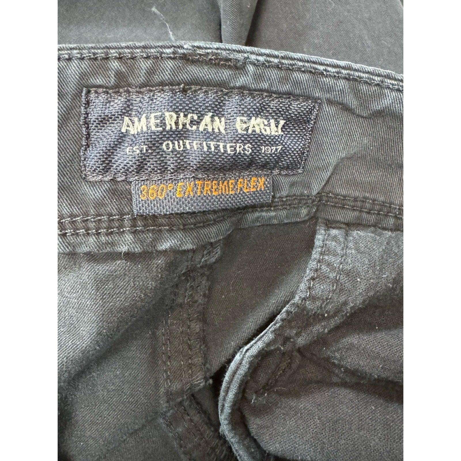 American Eagle 360 Extreme Flex 31x32 Pants Men's Navy Blue Slim Fit