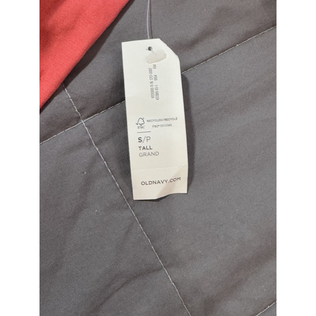 Old Navy Women's Jacket Military Full Zip Pockets Coral 100% Cotton Size S NWT