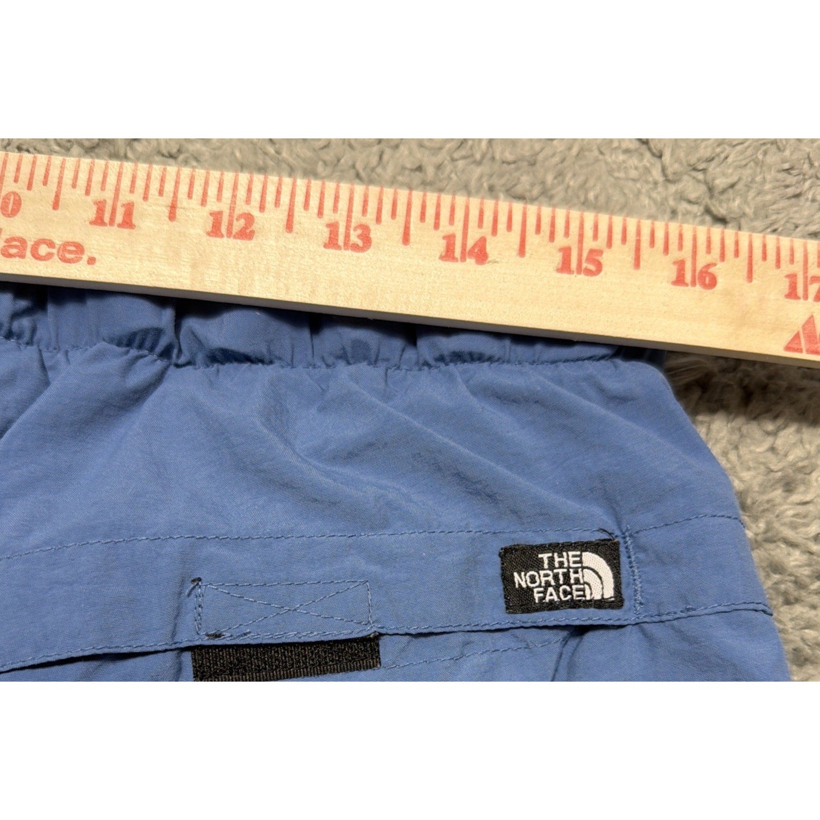 The North Face Flashdry Board Shorts Mens 36 Blue Drawstring Swim