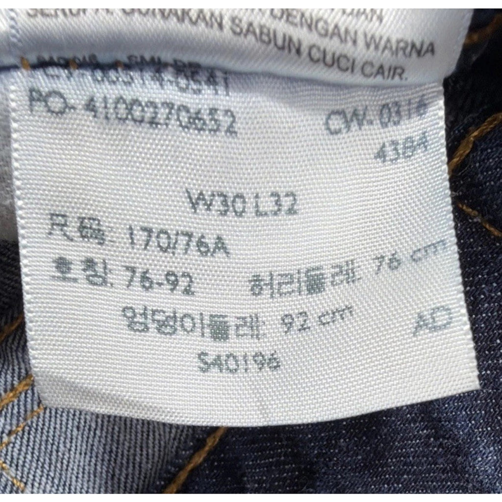 Levis 514 Denim Blue Jeans Mens 30x32 Straight Leg Regular Fit Work Wear