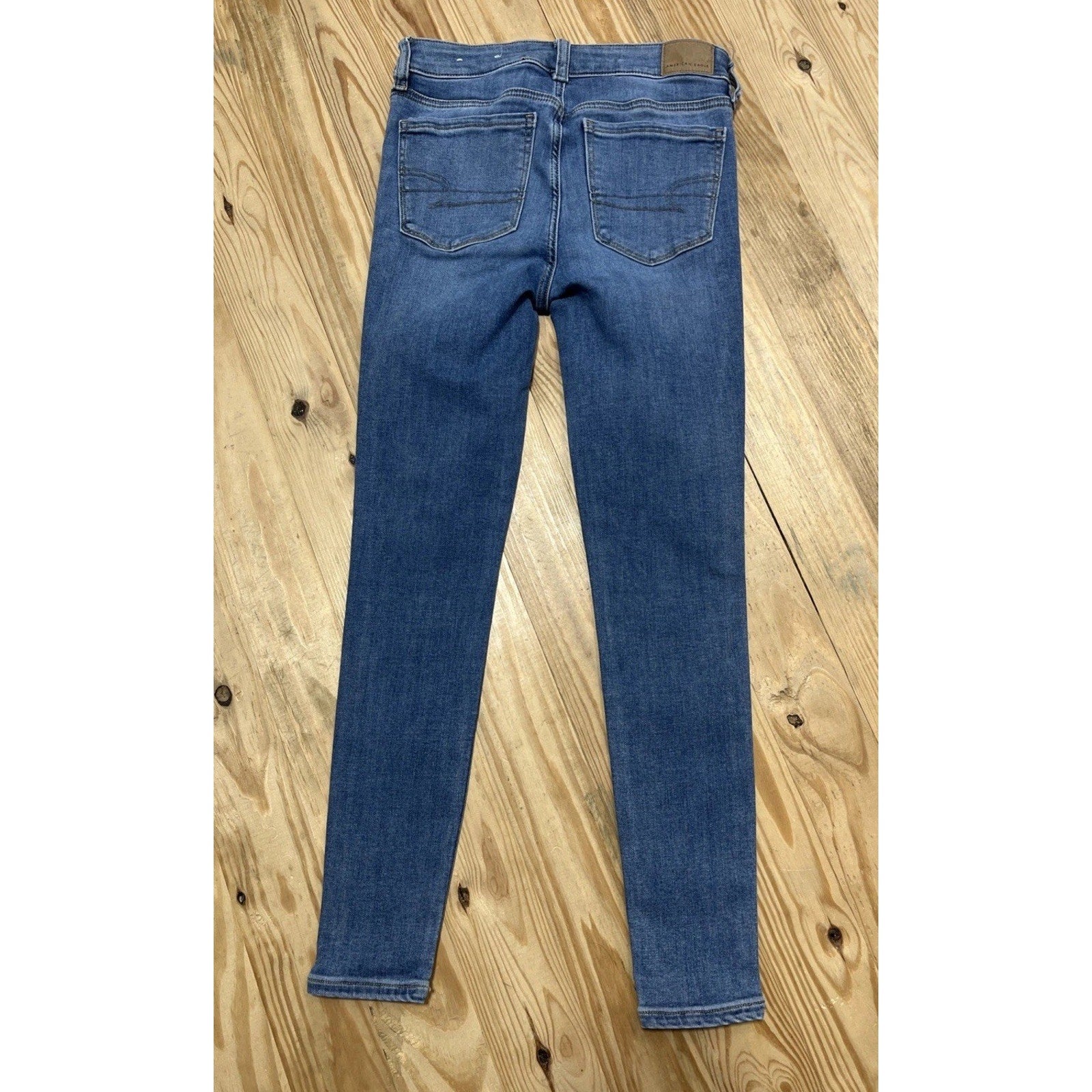 American Eagle Next Level Stretch Jeans Hi-Rise Jegging 2 Short Stretch 26x26