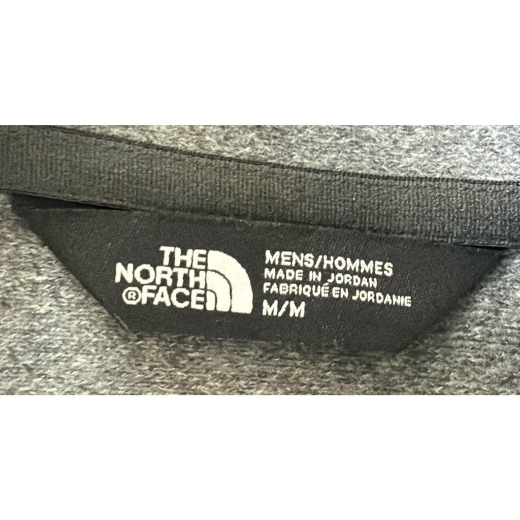 North Face Tech Fleece 1/4 Zip Men’s M Pullover Sweater Gray Outdoors Casual