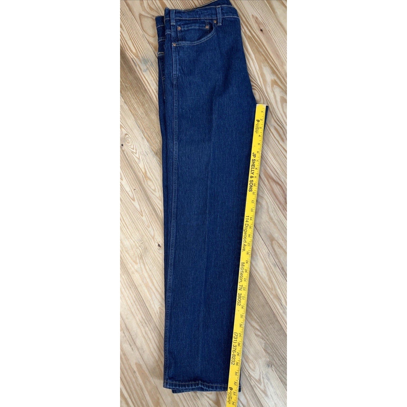 Levi's Western Fit Strong Dark Wash Jeans 40x34