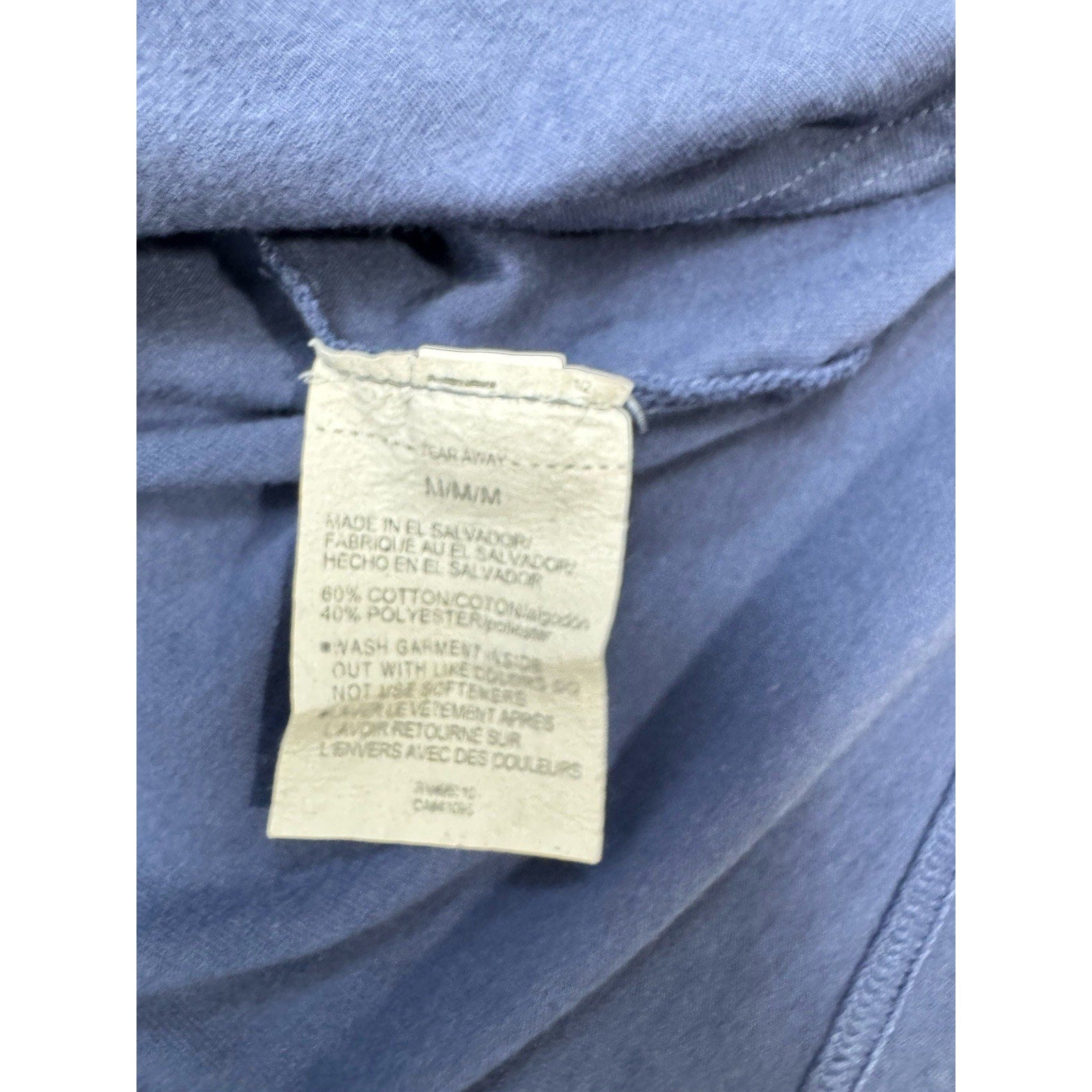 Under Armour Heatgear Blue Cotton T -Shirt White Logo Men’s Size Medium