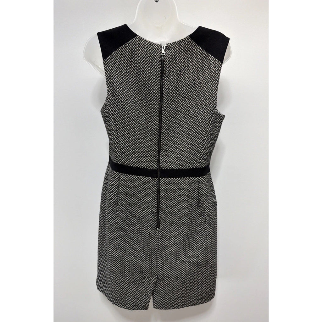 Banana Republic Sheath Dress Size 8 Gray Neutral Career Professional Wool
