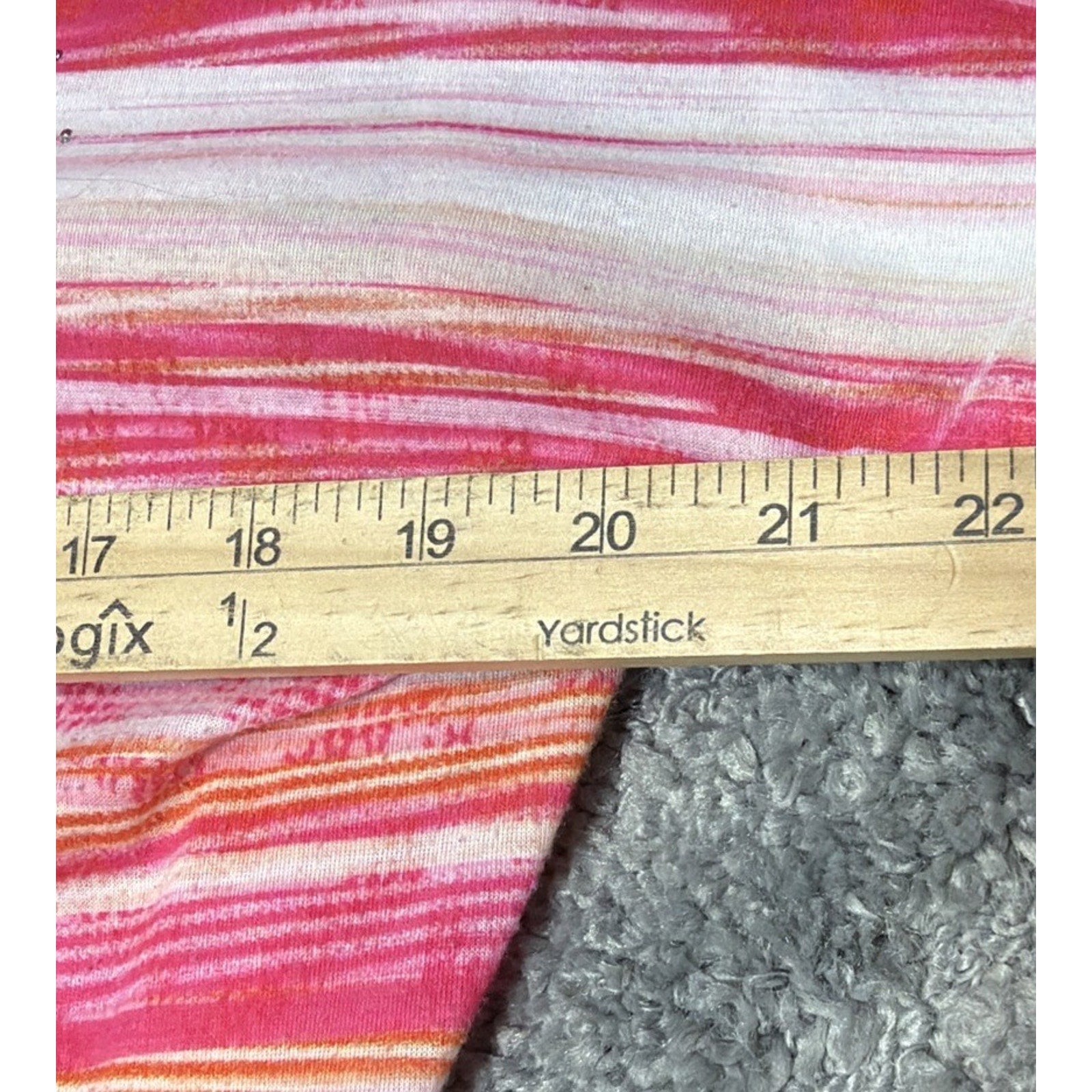 Chico's Calliandra Pink New Waves Darla Tie Front Knit Top Size 1 Medium