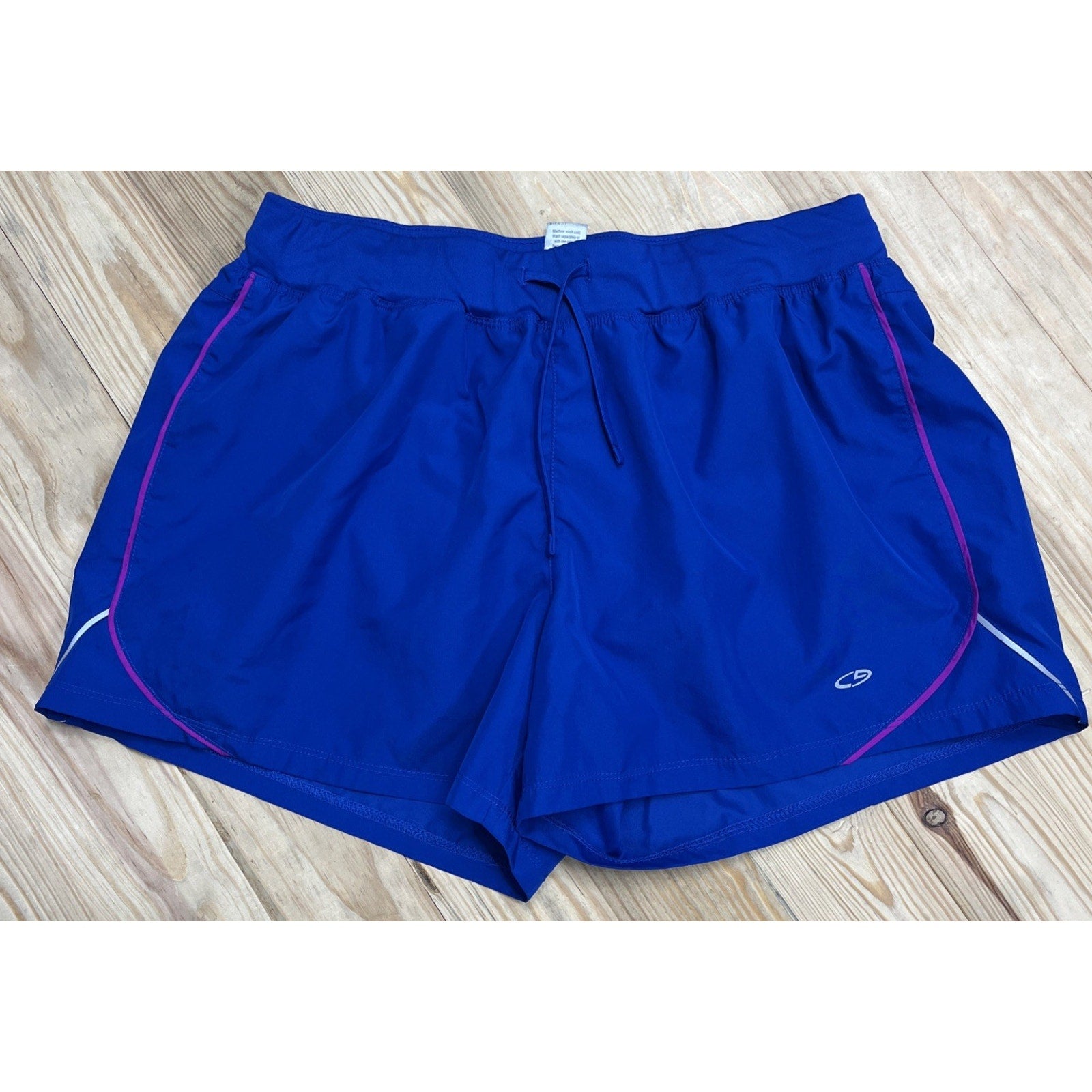 Champion Advanced High Performance Duo Dry Max Shorts Blue W/ Pocket Large