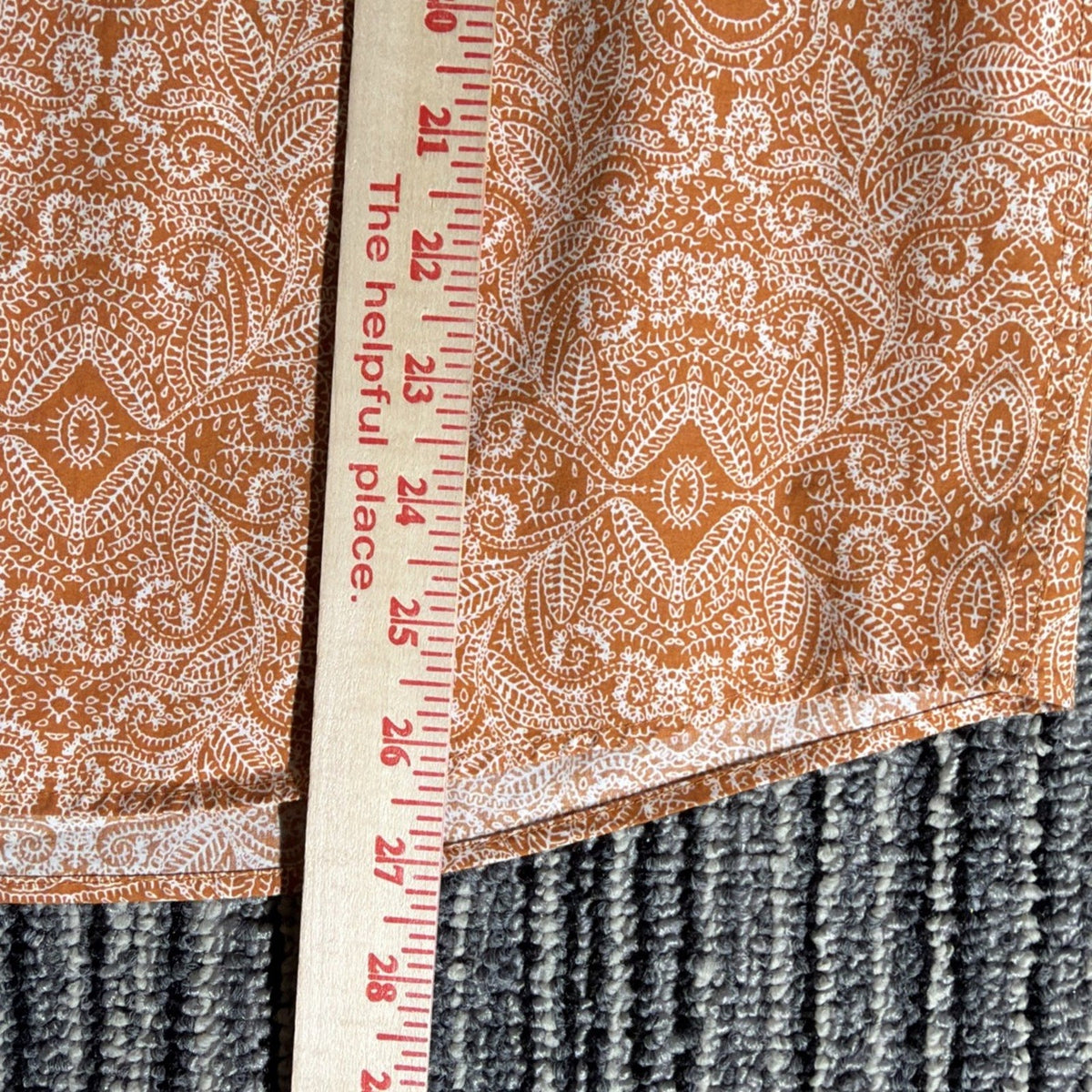 Ariat Boys Long Sleeve Western Button Shirt Paisley Braylon Amber Dust XL (18)