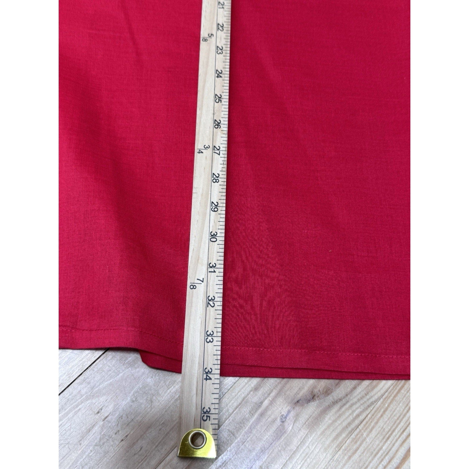 Bagazio 2pc Short Sleeve Red Walking Suit Cotton Ramie Men’s Size 6X