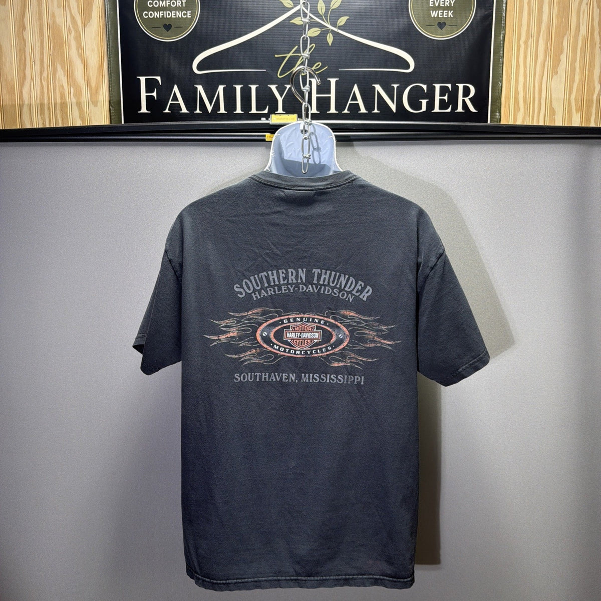 Vintage HARLEY-DAVIDSON T-SHIRT SZ L LIFE BEGINS WHEN YOU GET ONE 2003 Made USA