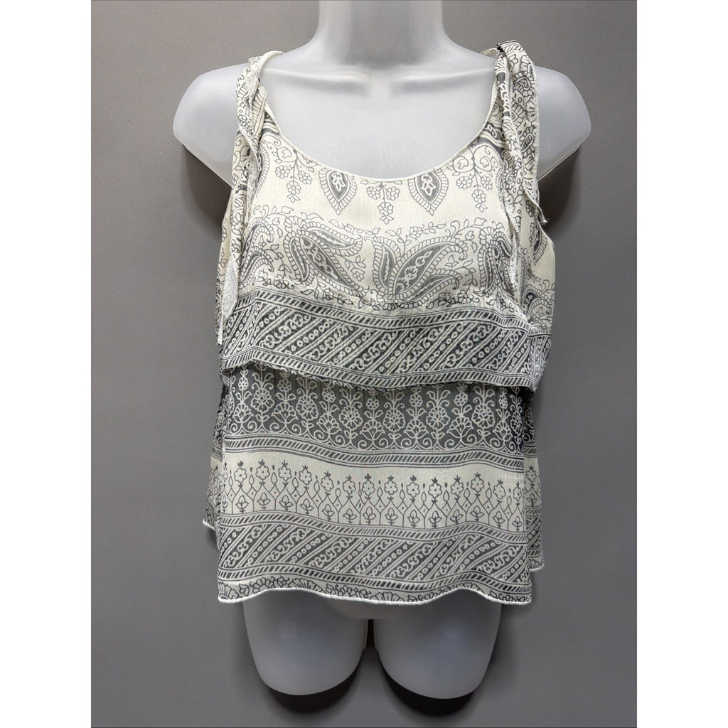 Converse One Star Tank Womens M Sleeveless Lined Tank Boho Hippy Alternative