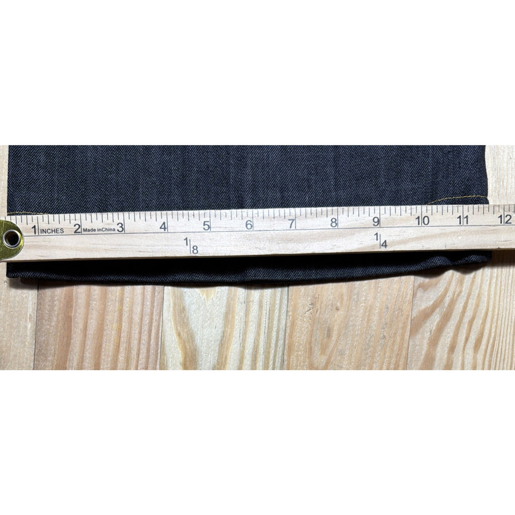 Nautica Wide Leg Ankle Jeans Womens Size 12 High Rise Dark Wash Stretch Flap