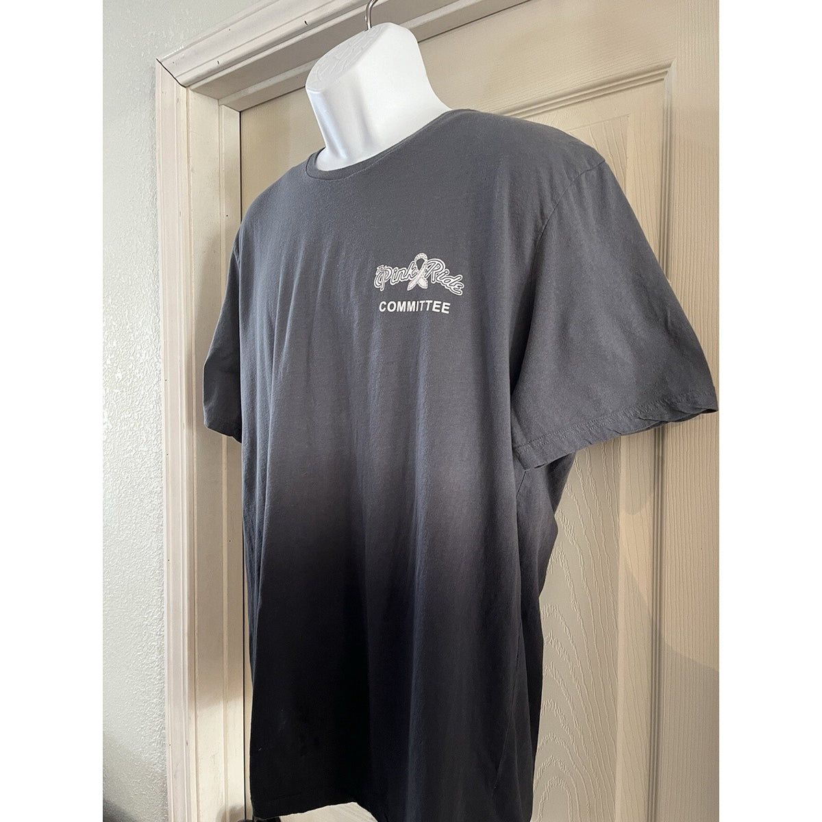 The Pink Ride District Made Committee T-Shirt Sept 28, 2014 Size Xl Gray