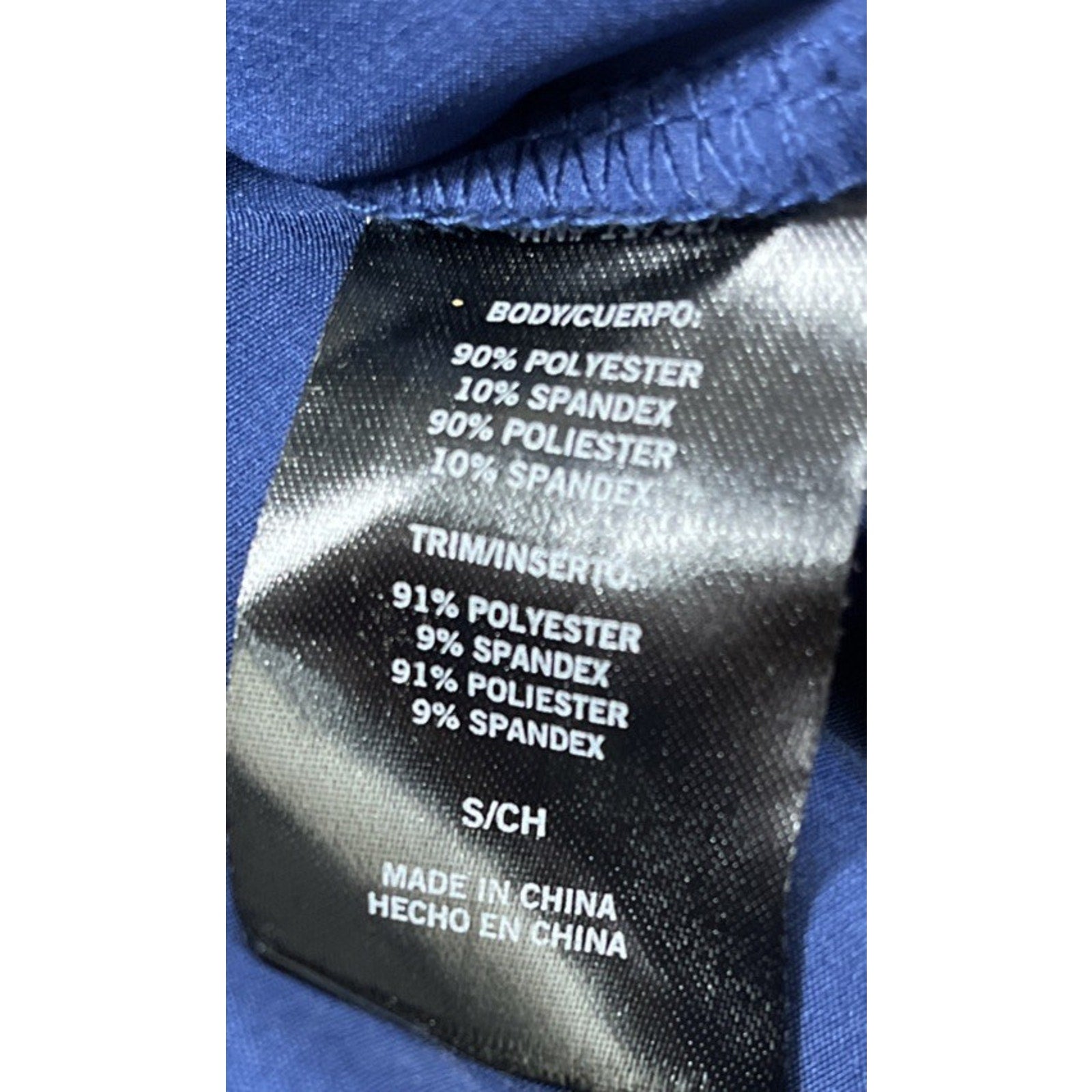 Umbro Hooded Windbreaker Track Jacket Lined Blue Men's Size Small