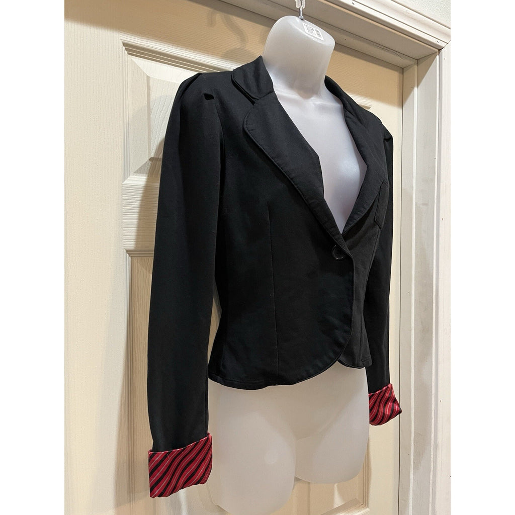 NWT L8ter Black Cropped Women’s Blazer Size M