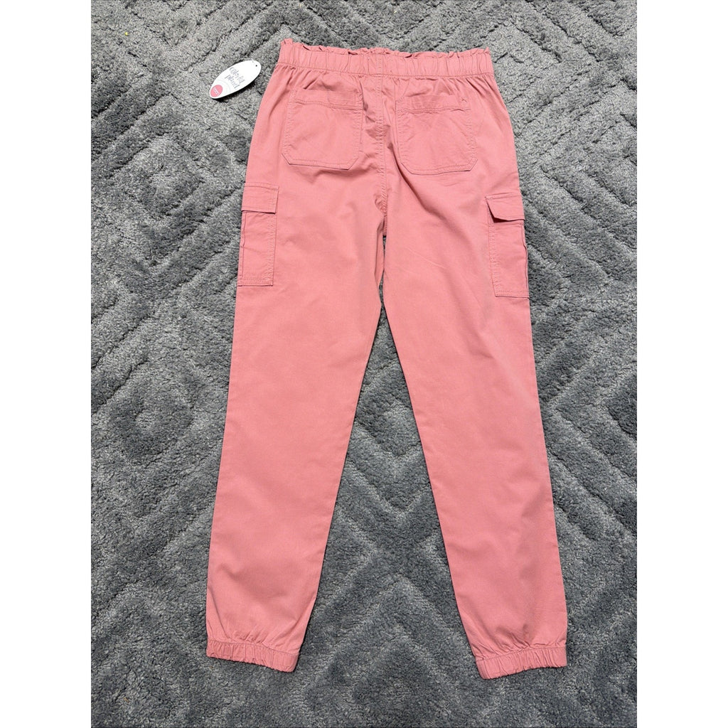 Colorful Planet Paper Bag Cargo Joggers Teens Size 16 Pink New