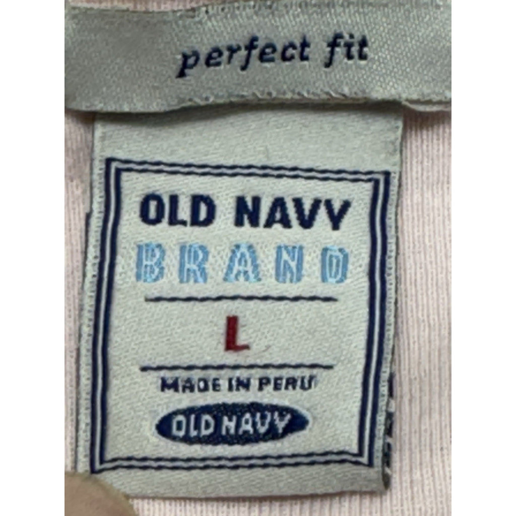 Old Navy Perfect Fit Women's Pink Blouse Top T-Shirt Short Sleeve Size L