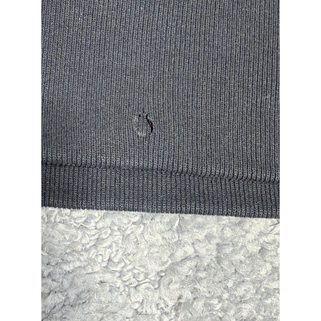 Champion Reverse Weave Sweatshirt Mens L Pullover Black All Over Print Logo