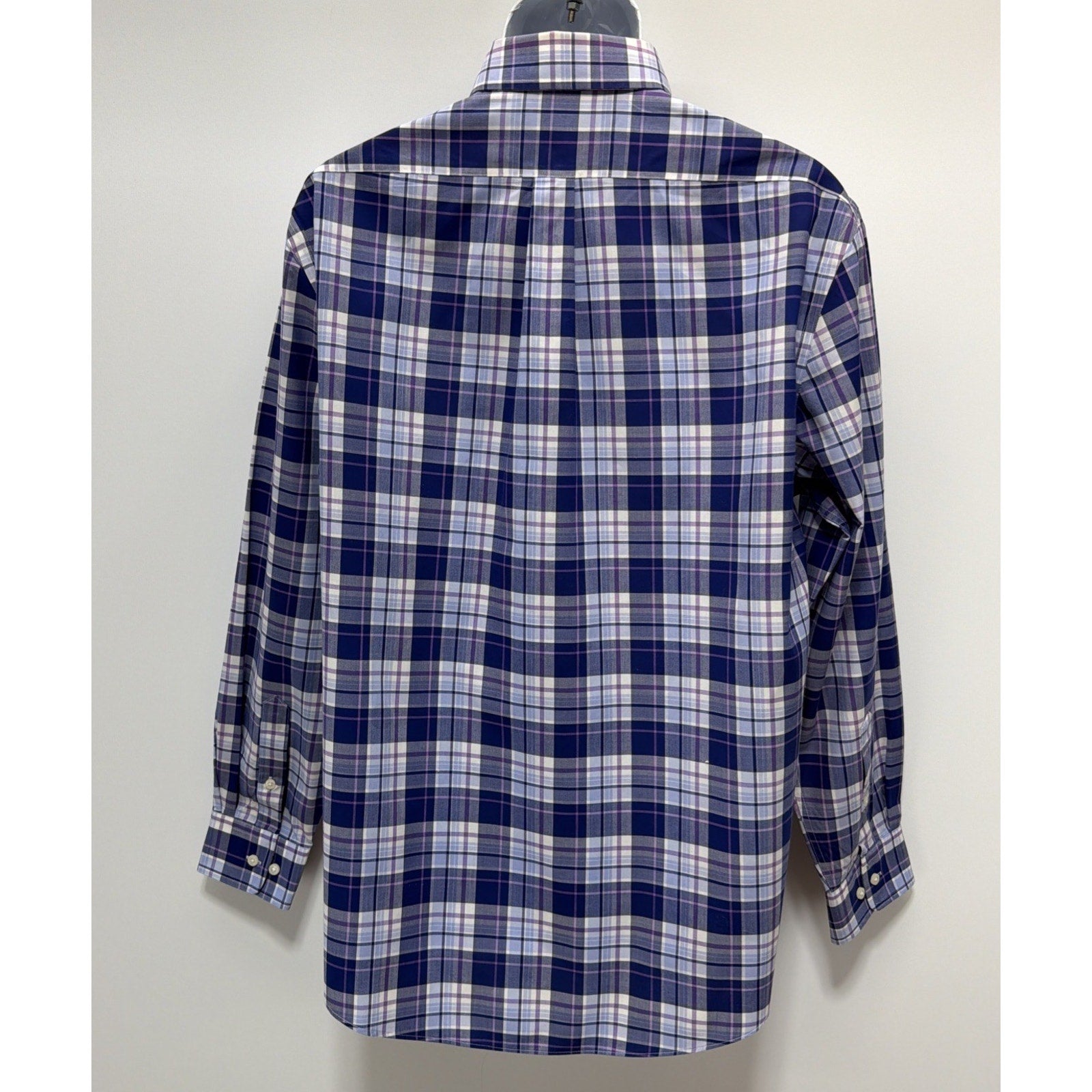Lauren Ralph Lauren Black Label Men’s Plaid Stretch Button Up LS Shirt Size XL