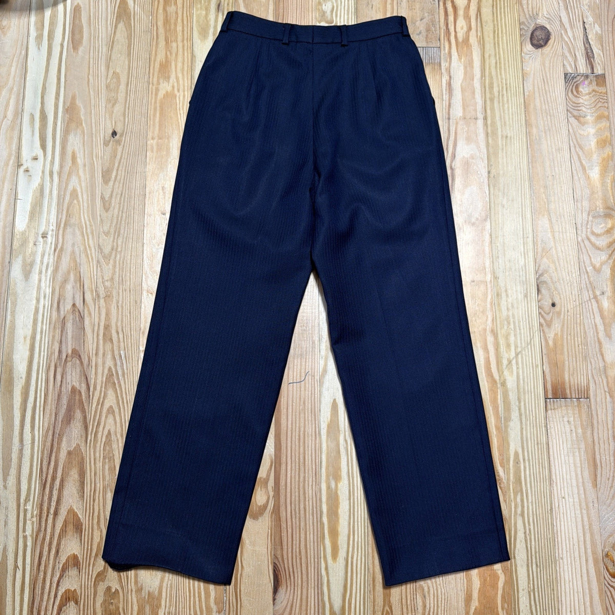 Vintage Burberry Pants Mens EU 44 blue Tailored Trousers Made in Italy 28x27