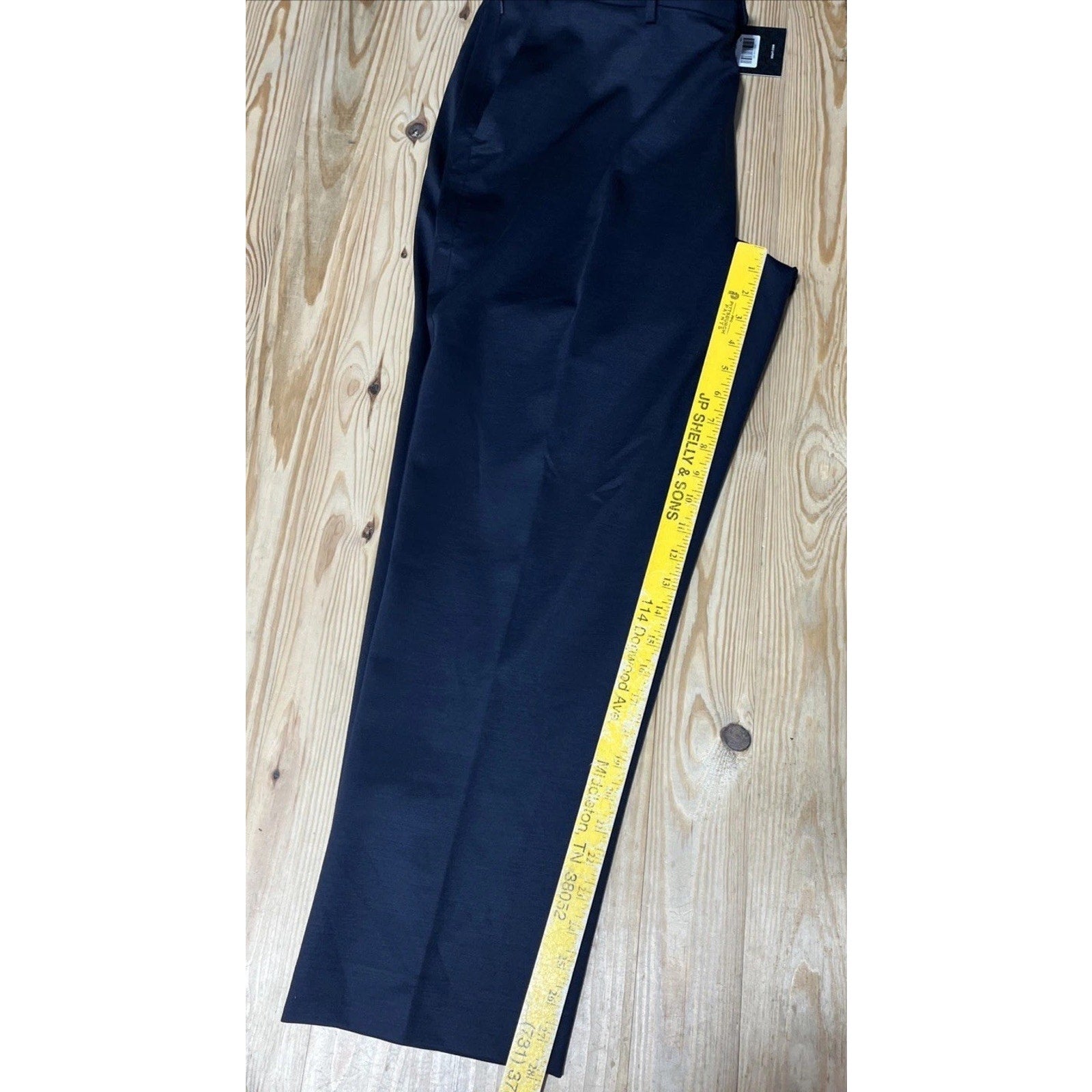 X Suit 5.0 Dress Pants Navy Blue Tailored Fit Straight Leg Sz 42x28 NWT