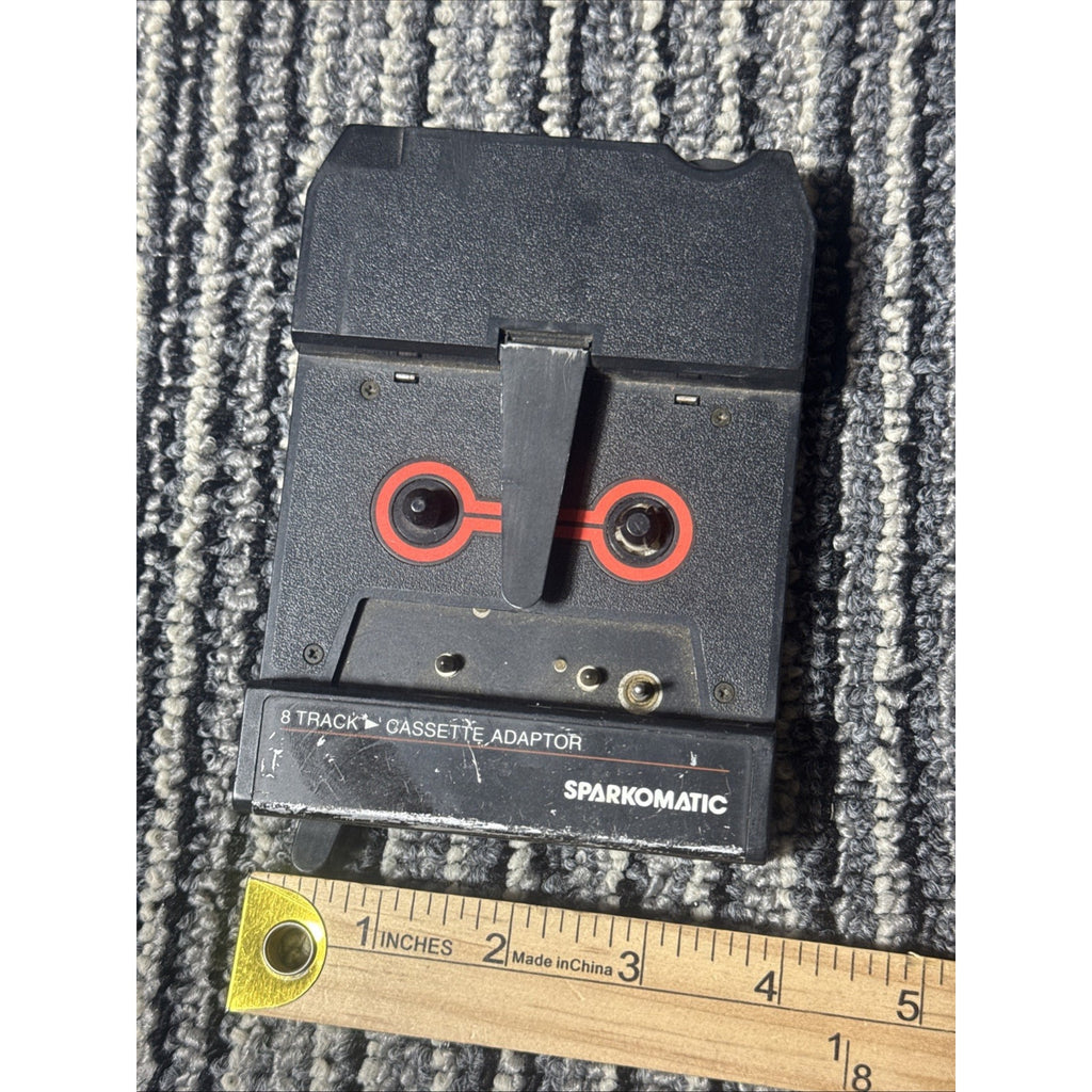 Vintage SPARKOMATIC 8 Track Stereo Cassette Adapter Made In Japan Model SCA-10