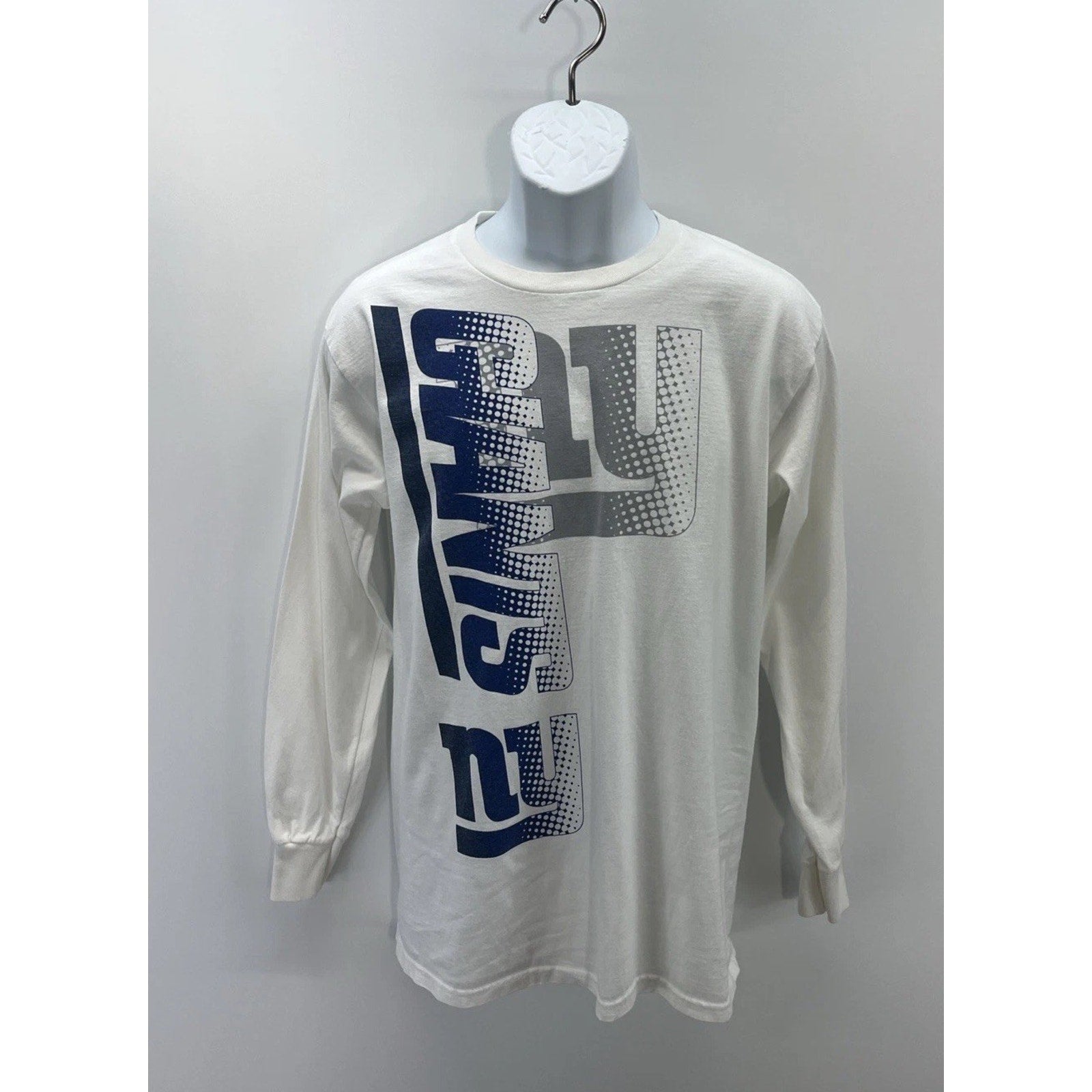 New York Giants Shirt Mens M White Long Sleeve NFL Football Team Apparel 2011