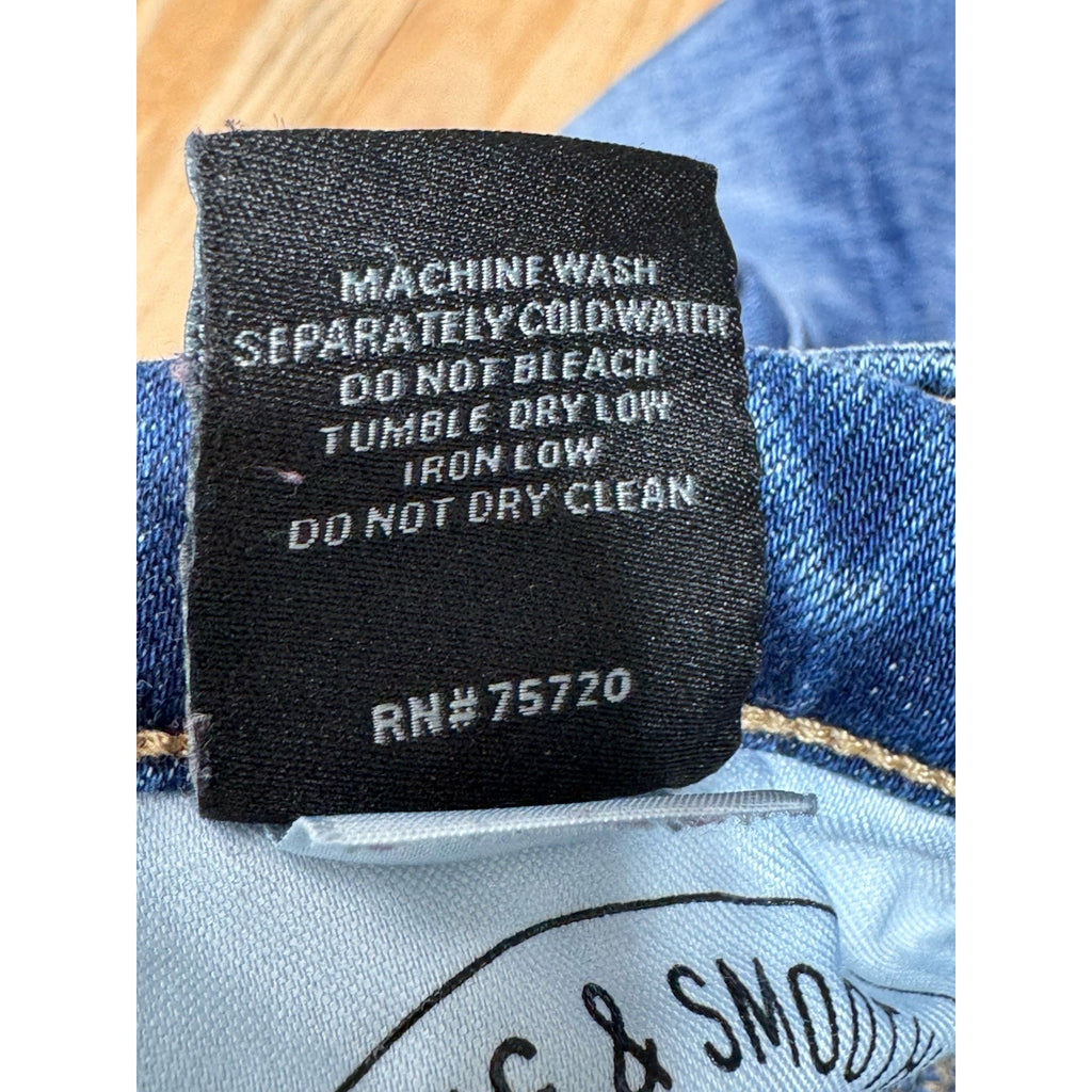 Buckle Black Fit No. 53 Straight Leg Blue Denim Stretch Jeans Women’s Size 26X34