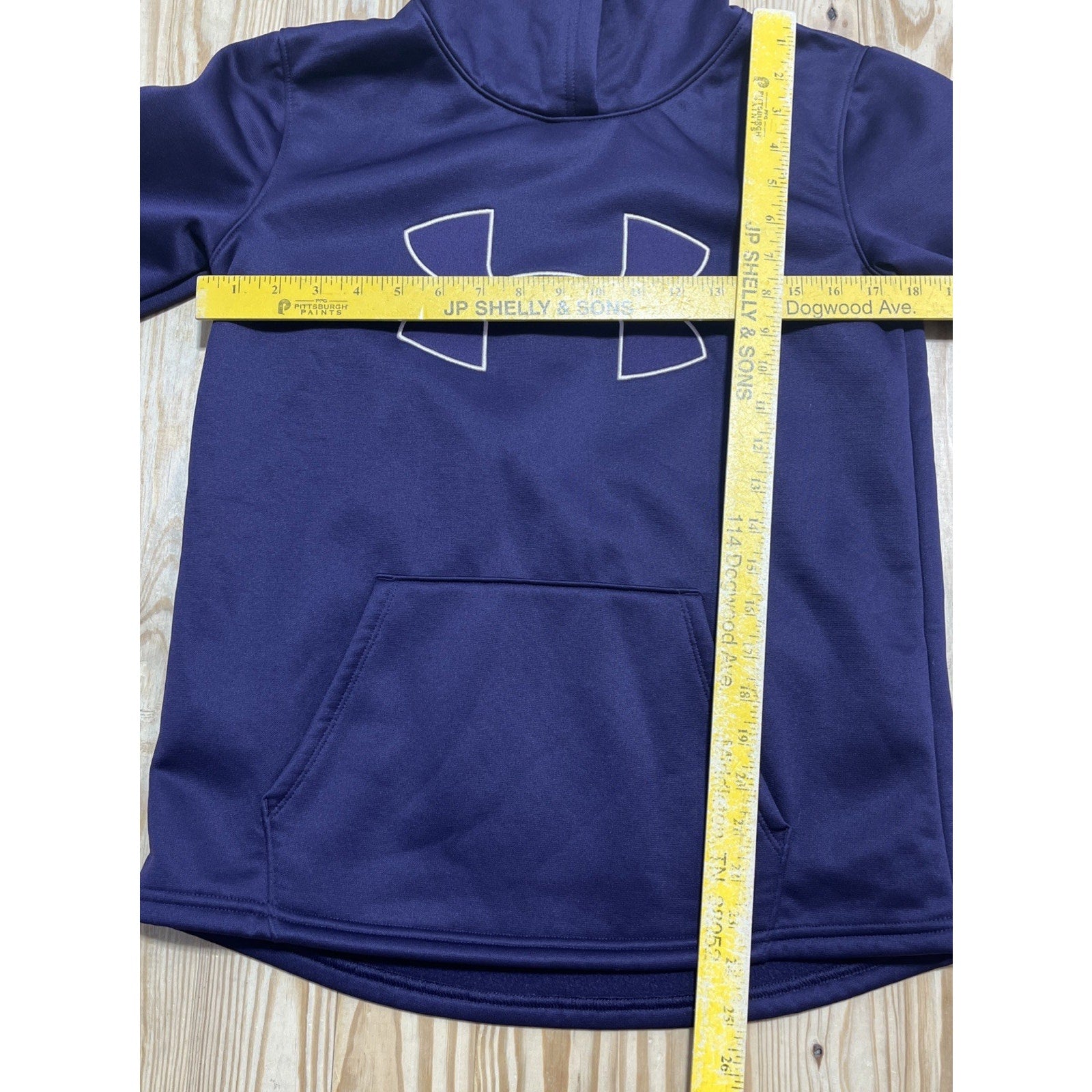 Under Armour Women's Purple Storm Hoodie Pullover Sweatshirt Fleece Lined XS