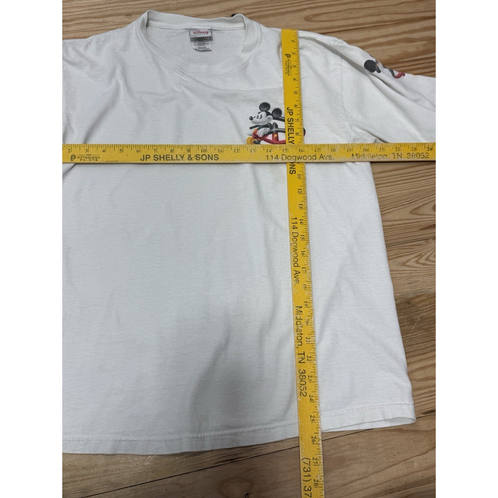 Walt Disney World White Mickey Mouse T-Shirt Unisex Size Medium Disney Store