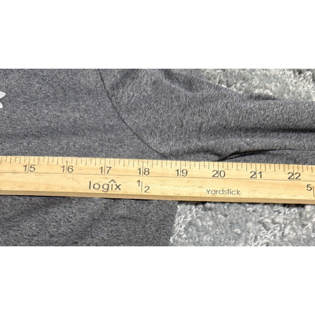 Under Armour UA Womens M Tech V-Neck L/S Tee Shirt Graphite