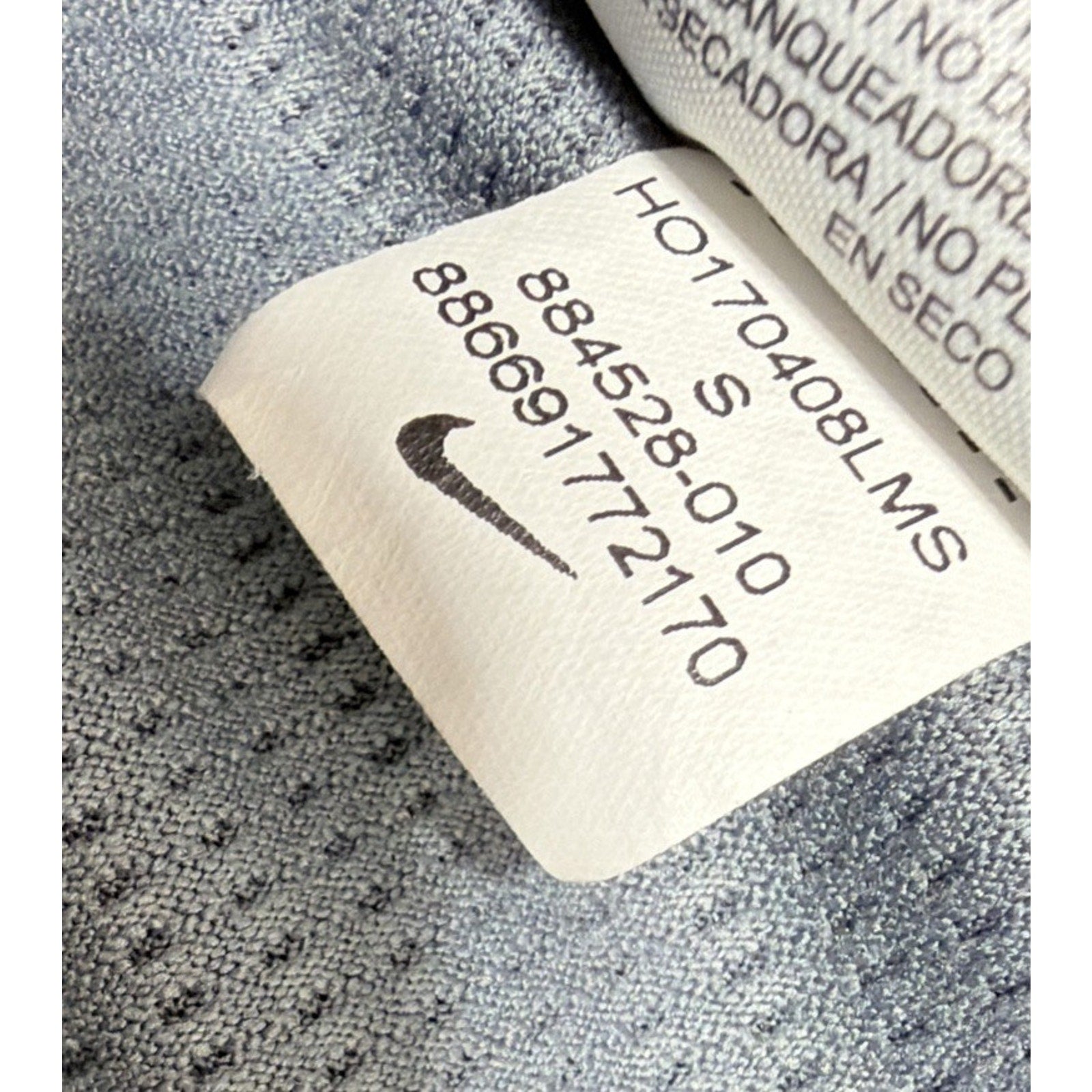 Nike Pro Hypercool Fitted 3/4 Sleeve Shirt Black Mens Size SM MLB COLLECTION