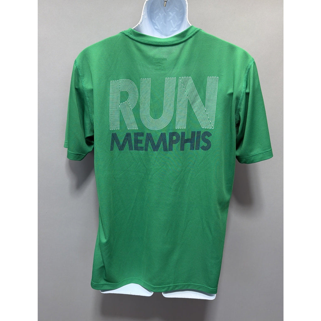 Brooks Dri Layer Men's Performance Running Tee Green L Memphis Breakaway Run