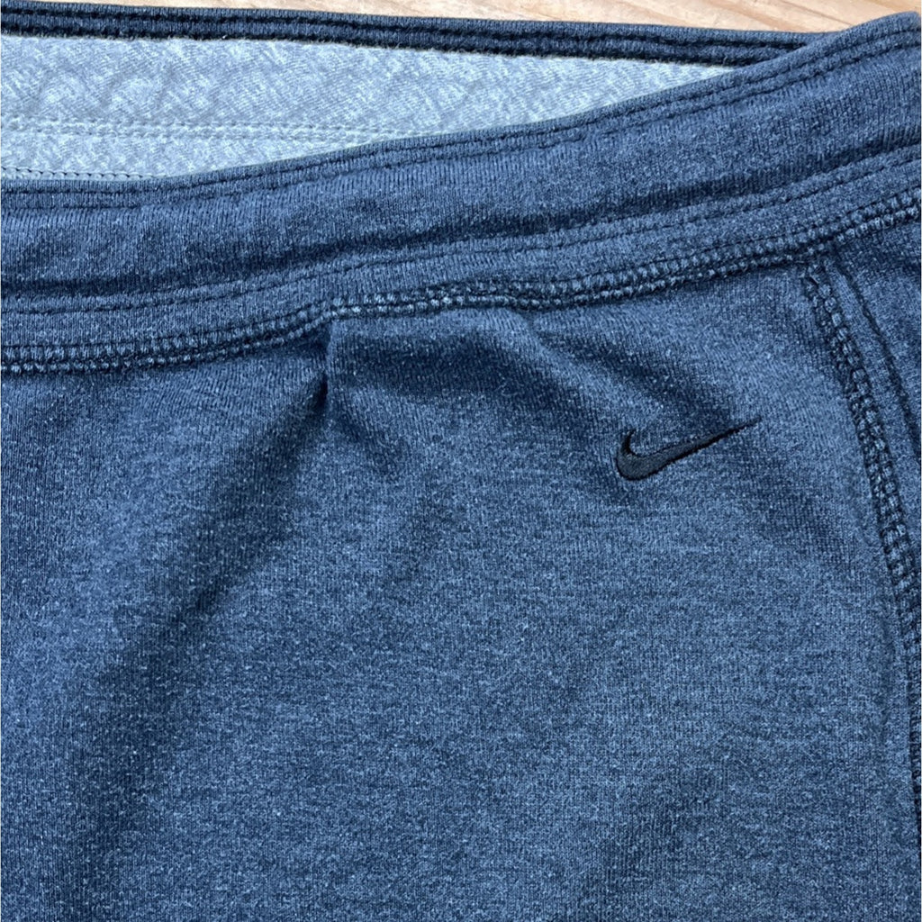 Nike Joggers Sweatpants Women's Size L Gray Drawstring Waist Embroidered Logo