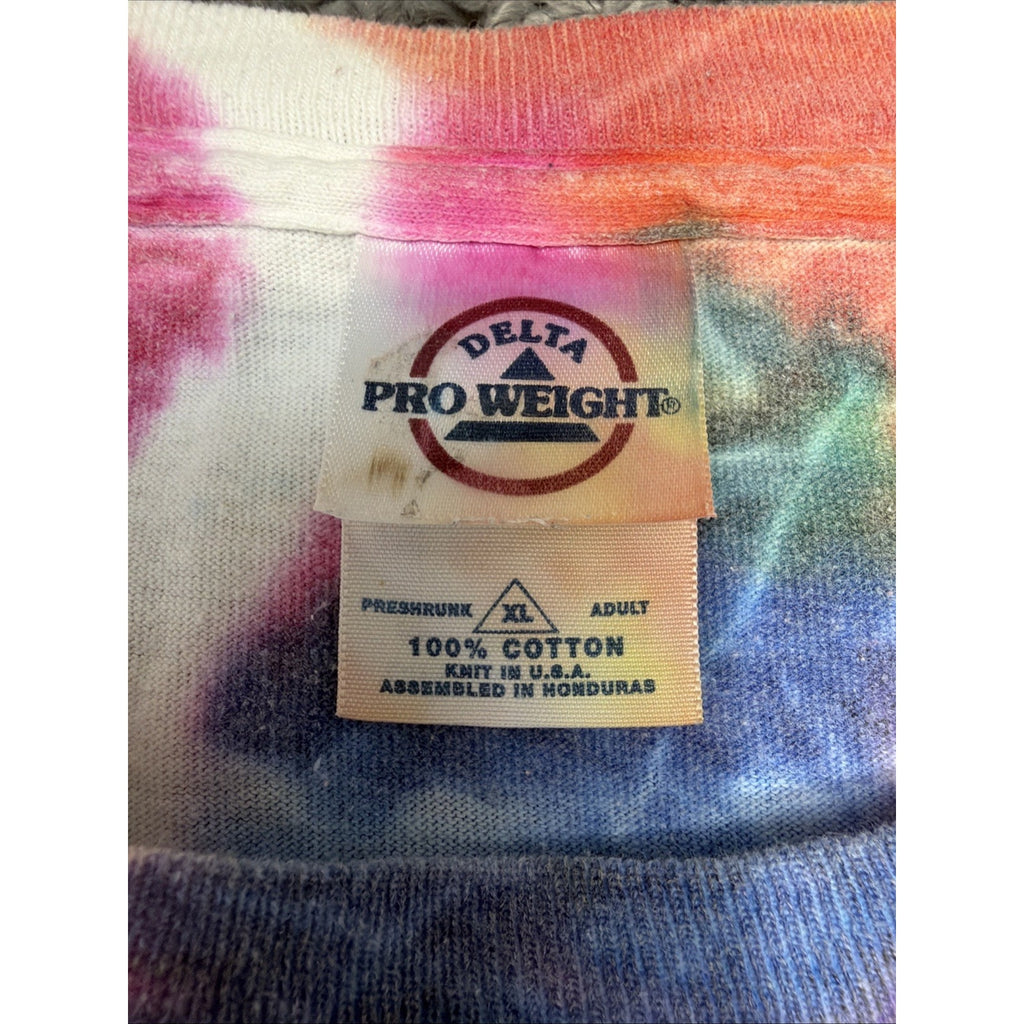 vintage great smoky mountains Tennessee Embroidered t shirt XL tie dye