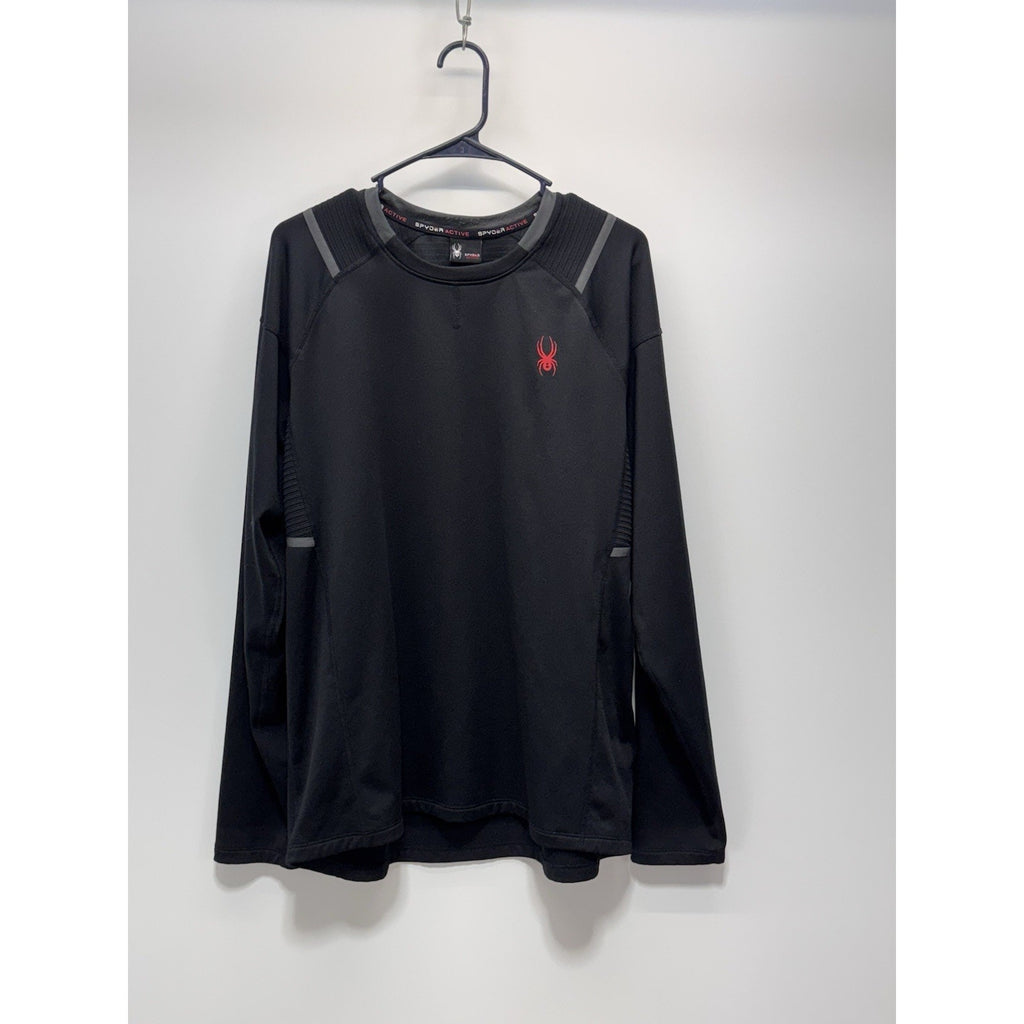 Spyder ProWeb Active Long Sleeve Athletic Micro-fleece Sweater Men’s Size Medium