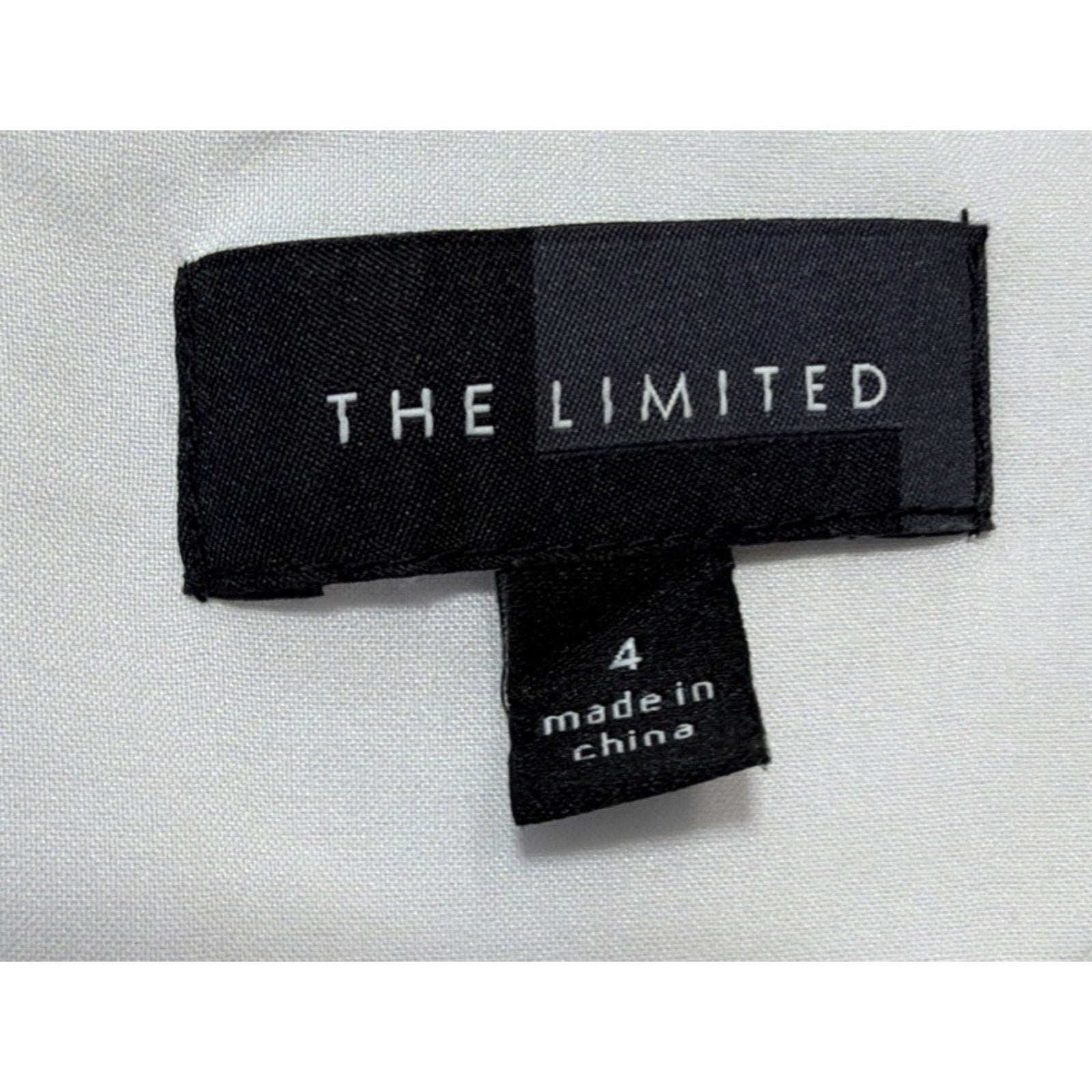 The Limited Colorblock Fit & Flare Dress Women’s Size 4 Black White Sleeveless
