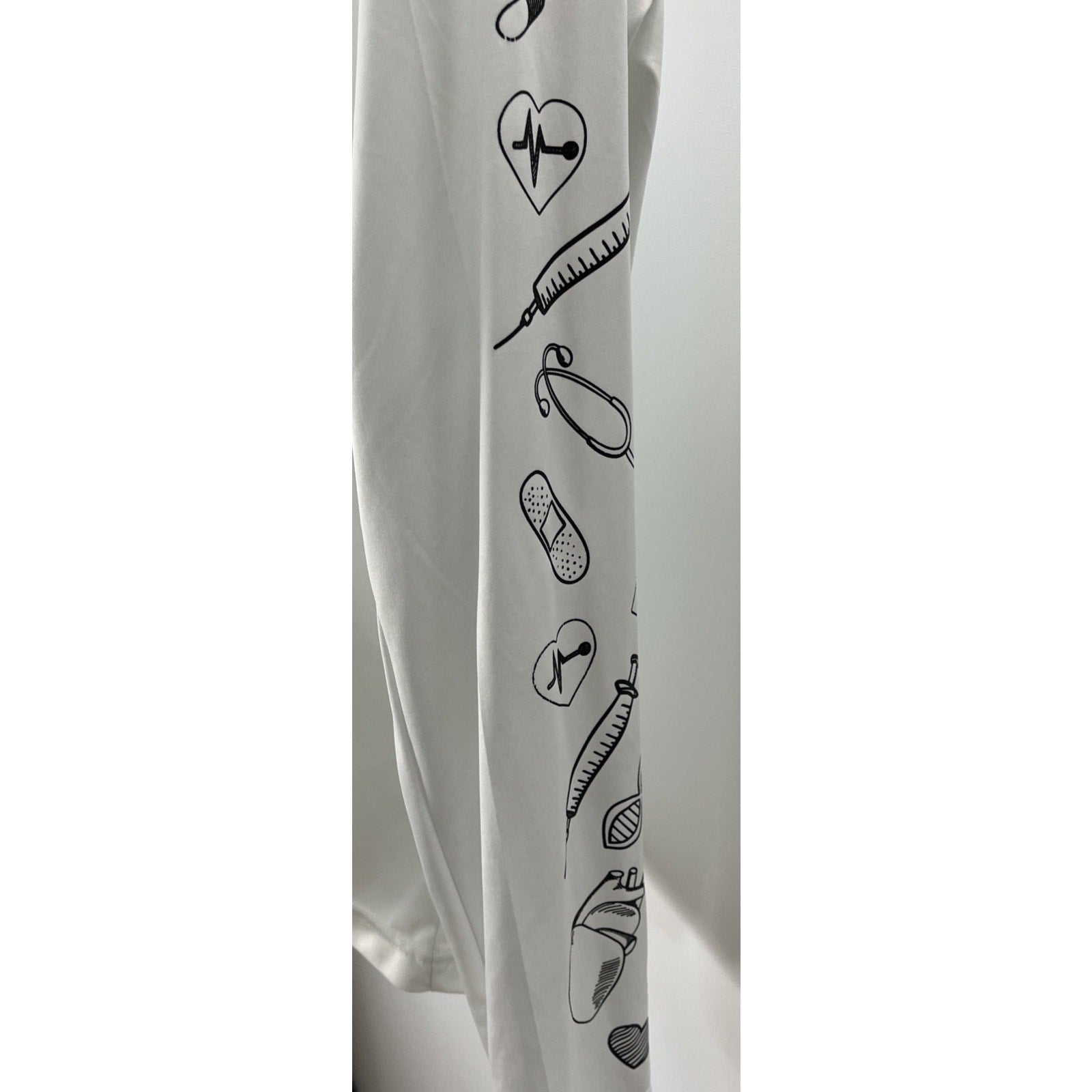 Women’s Custom Zone Team 365 Longsleeve Medical Themed Size XL