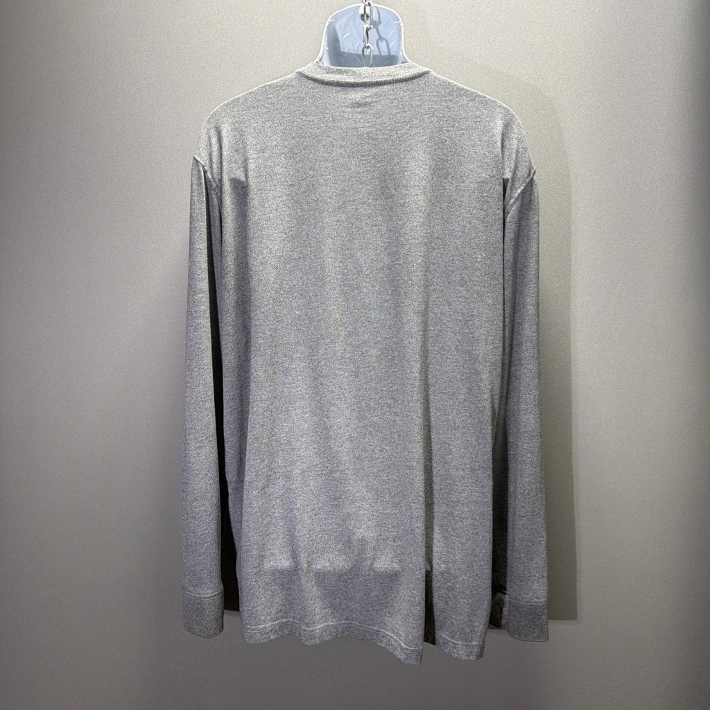 Eddie Bauer Men's Gray Legend Wash Pro Long-Sleeve Pocket T-Shirt XL Tall