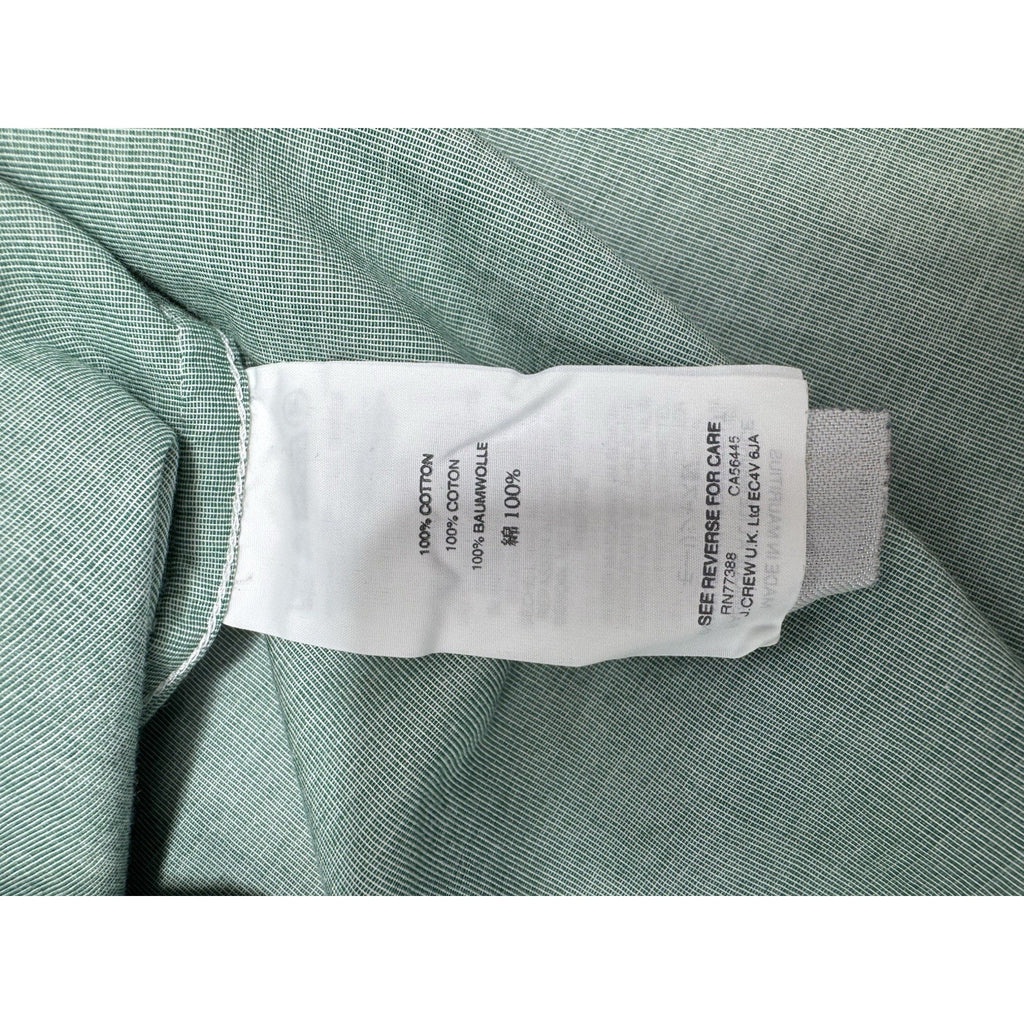 J CREW Mint Green Classic Fit 100% Cotton Button Down Shirt Men’s Size Medium