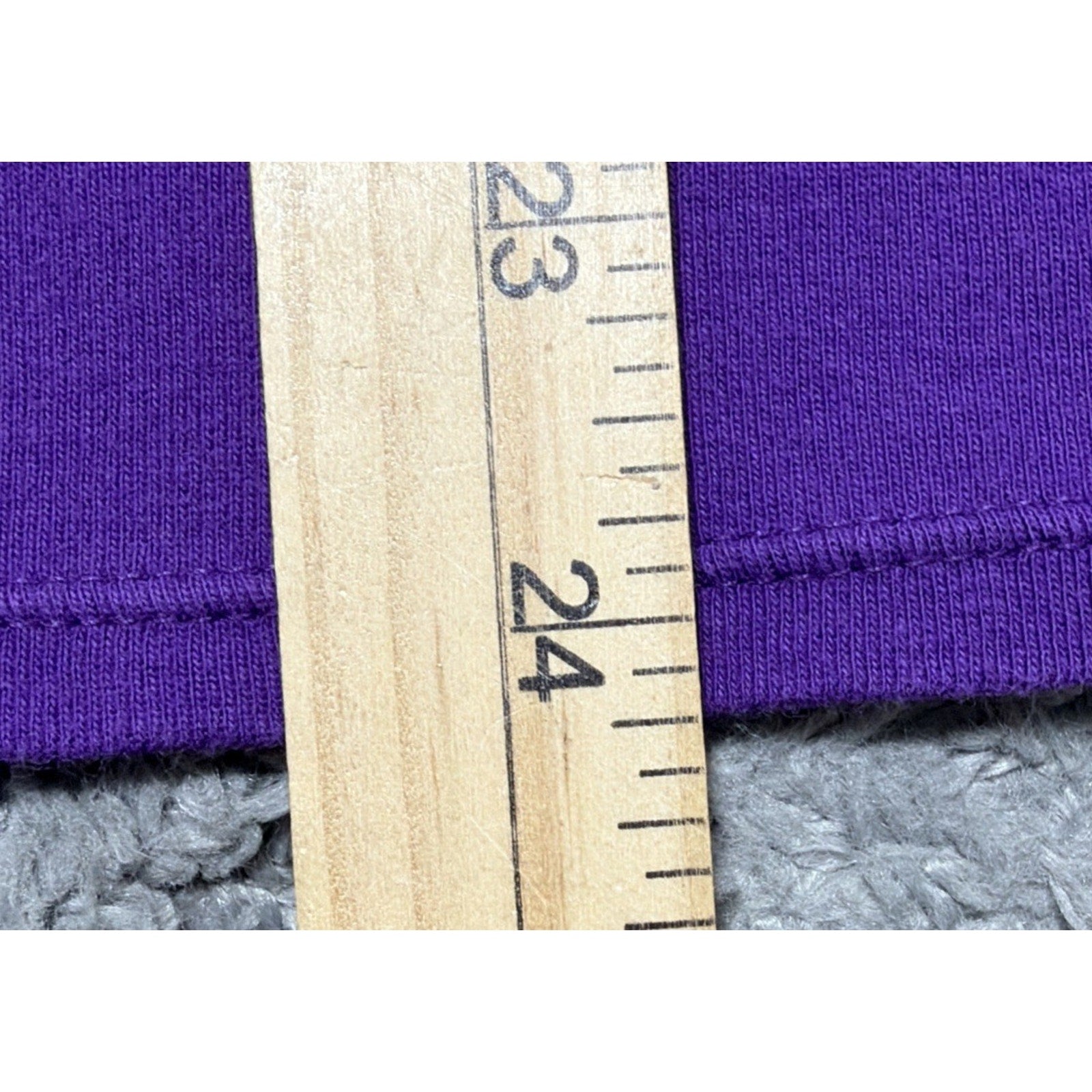 Lauren by Ralph Lauren Women's XL LS Purple V-Neck Gold Button Henley Shirt